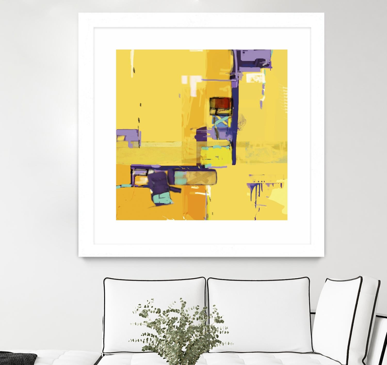 Compromise II by Daniel Tollas on GIANT ART - purple abstract