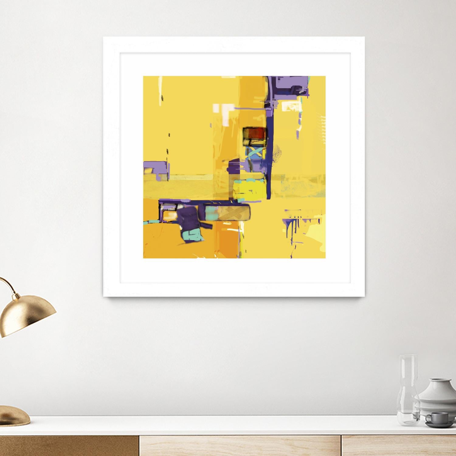 Compromise II by Daniel Tollas on GIANT ART - purple abstract