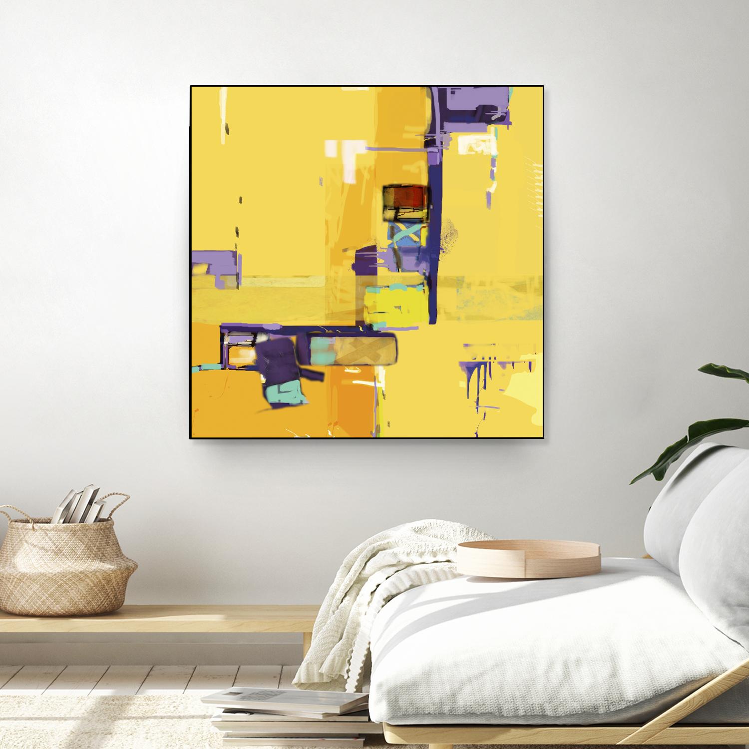 Compromise II by Daniel Tollas on GIANT ART - purple abstract