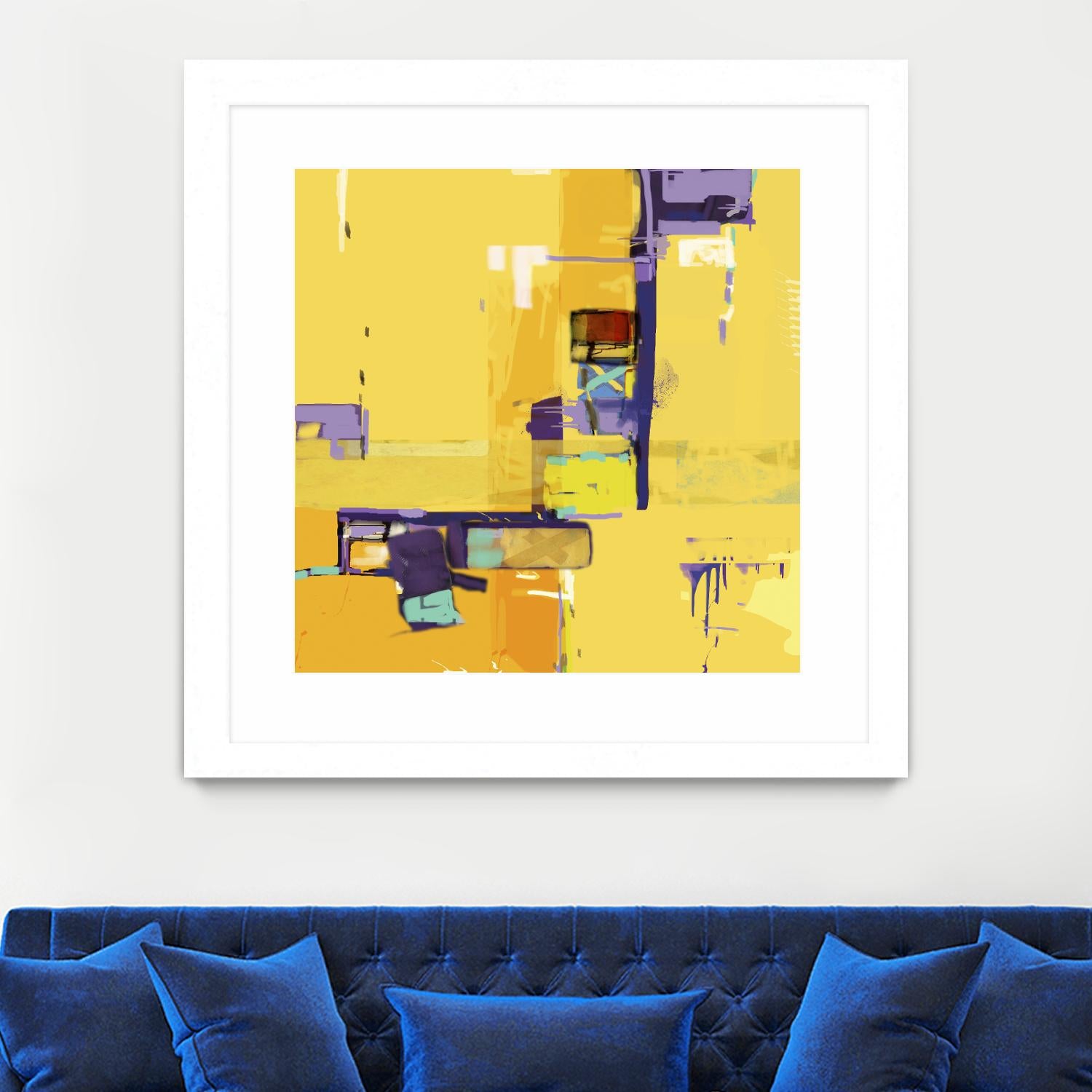 Compromise II by Daniel Tollas on GIANT ART - purple abstract