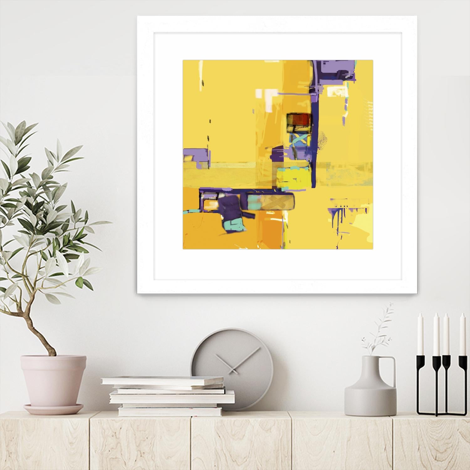 Compromise II by Daniel Tollas on GIANT ART - purple abstract