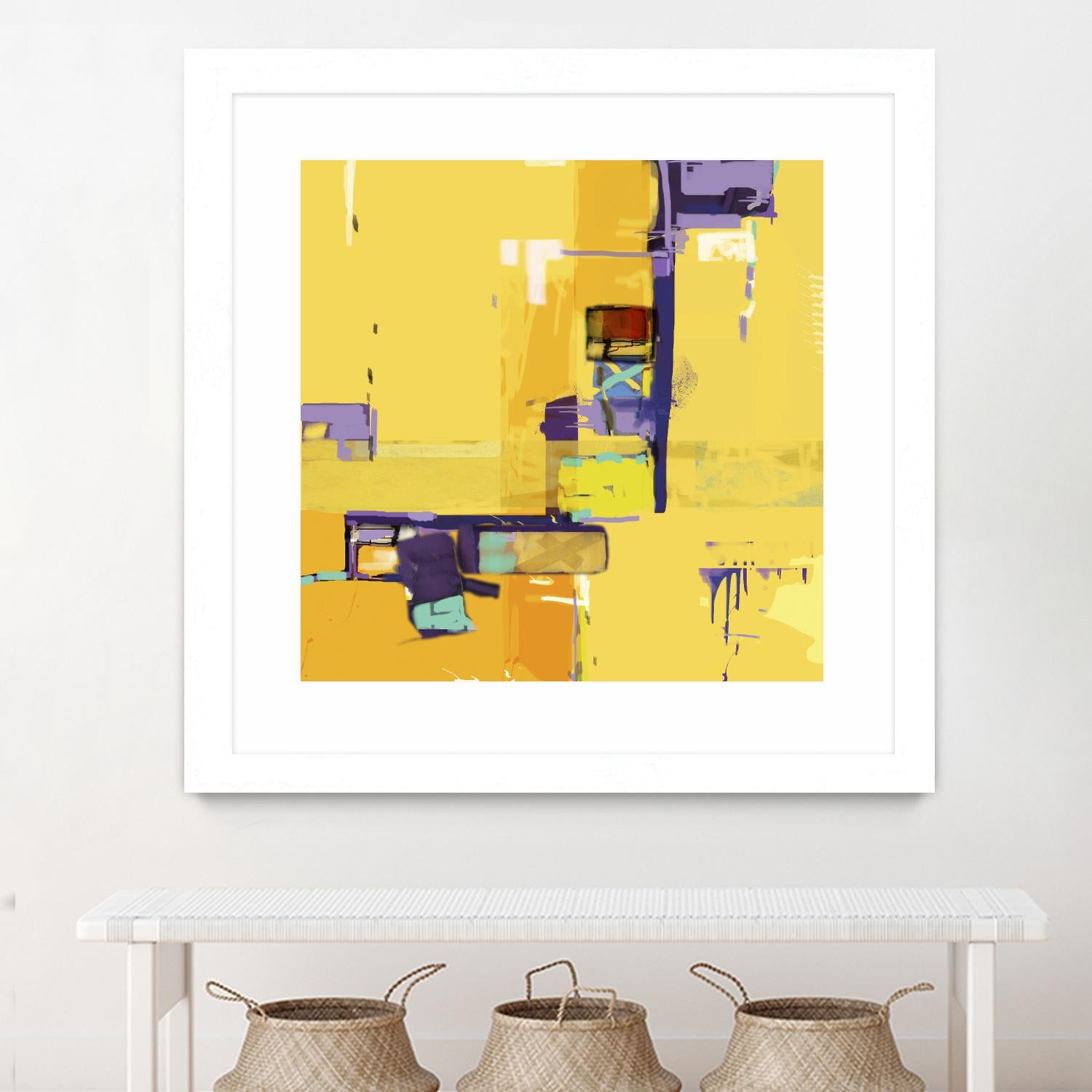 Compromise II by Daniel Tollas on GIANT ART - purple abstract