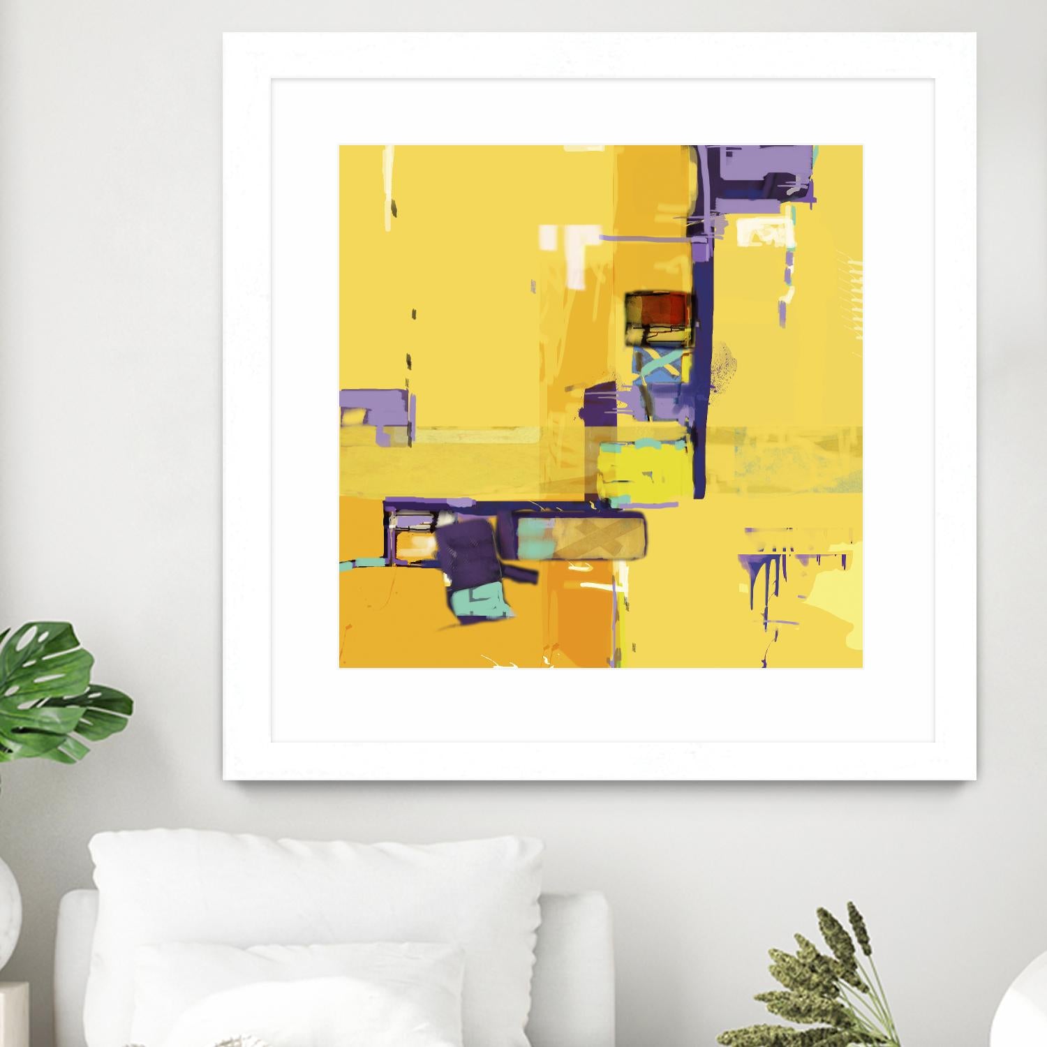 Compromise II by Daniel Tollas on GIANT ART - purple abstract