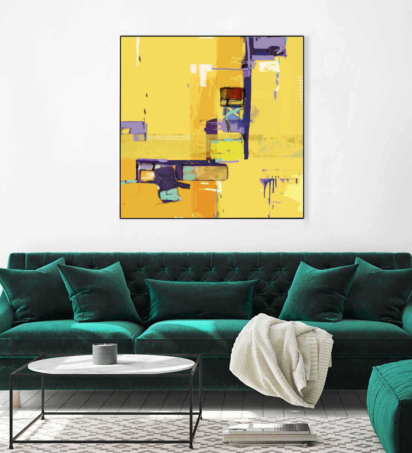 Compromise II by Daniel Tollas on GIANT ART - purple abstract