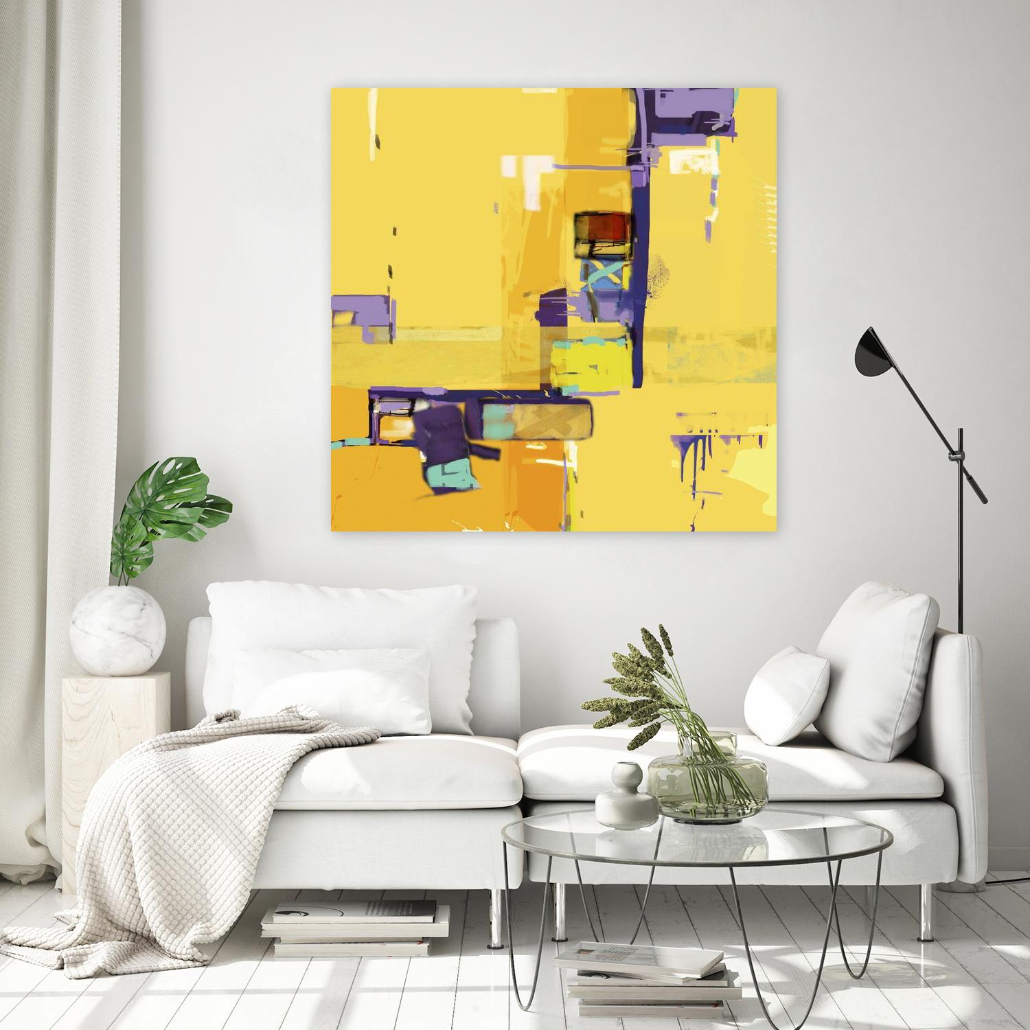 Compromise II by Daniel Tollas on GIANT ART - purple abstract