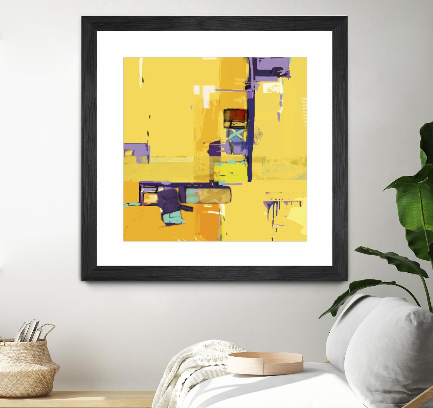 Compromise II by Daniel Tollas on GIANT ART - purple abstract