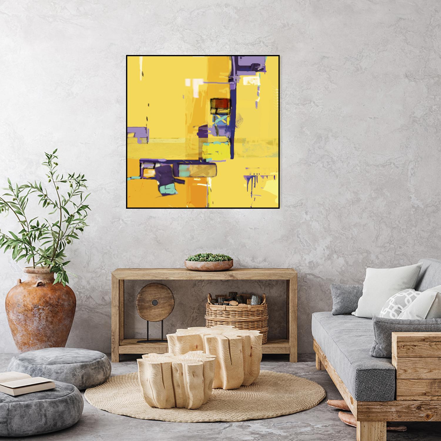 Compromise II by Daniel Tollas on GIANT ART - purple abstract