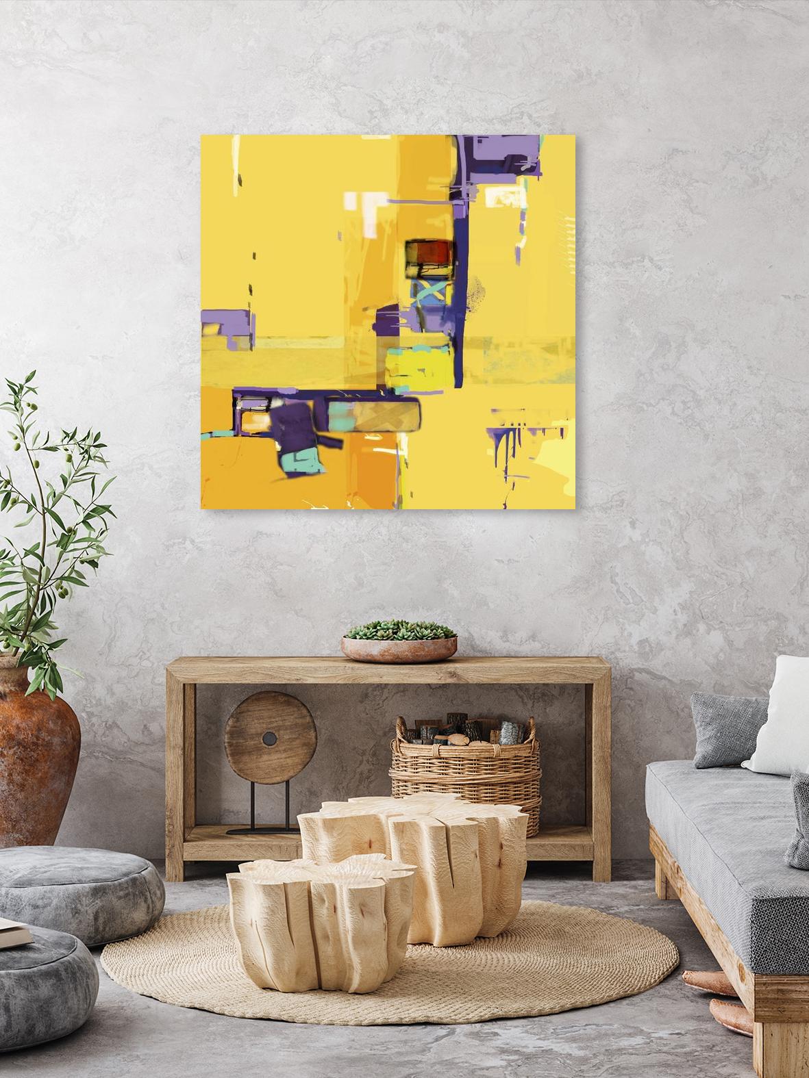 Compromise II by Daniel Tollas on GIANT ART - purple abstract