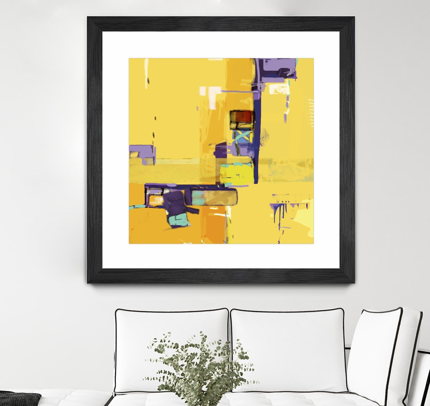 Compromise II by Daniel Tollas on GIANT ART - purple abstract