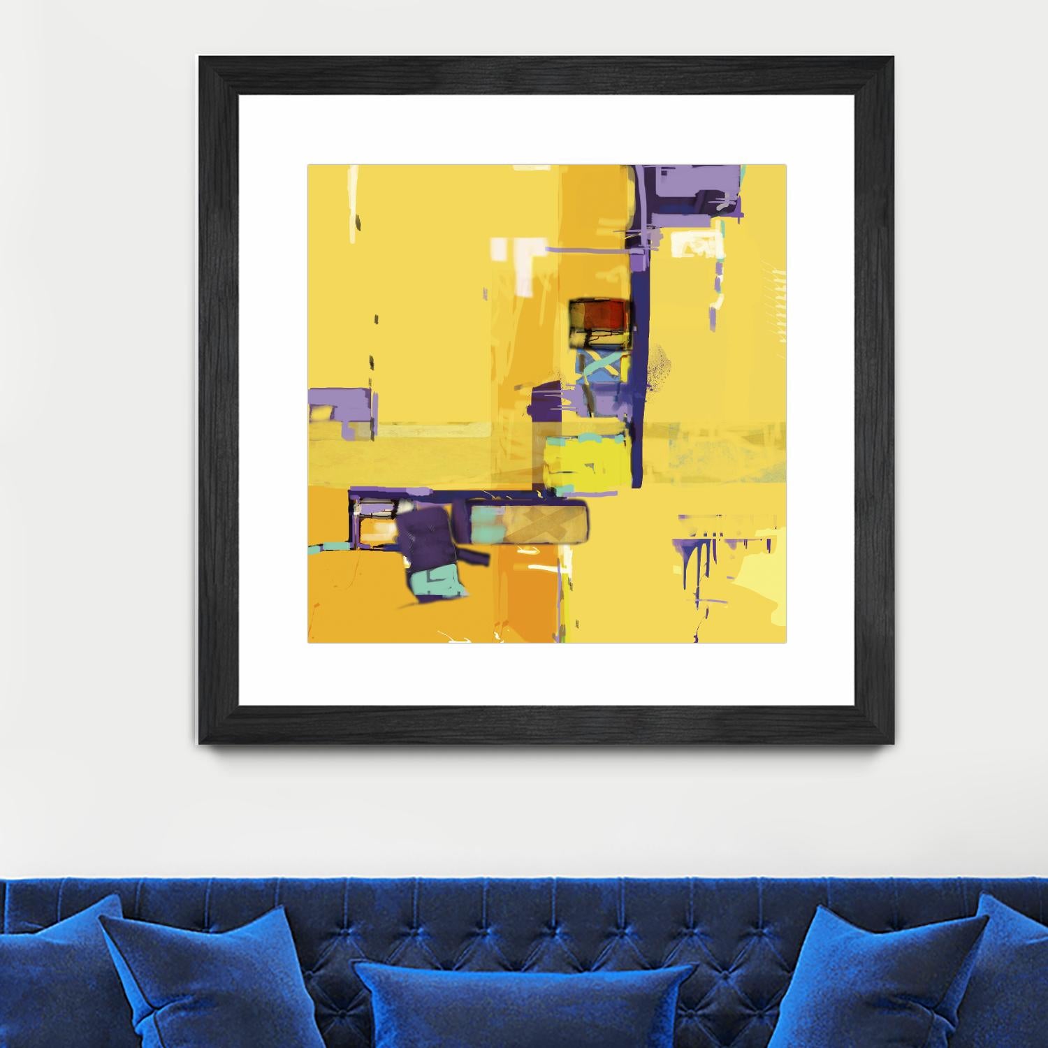 Compromise II by Daniel Tollas on GIANT ART - purple abstract