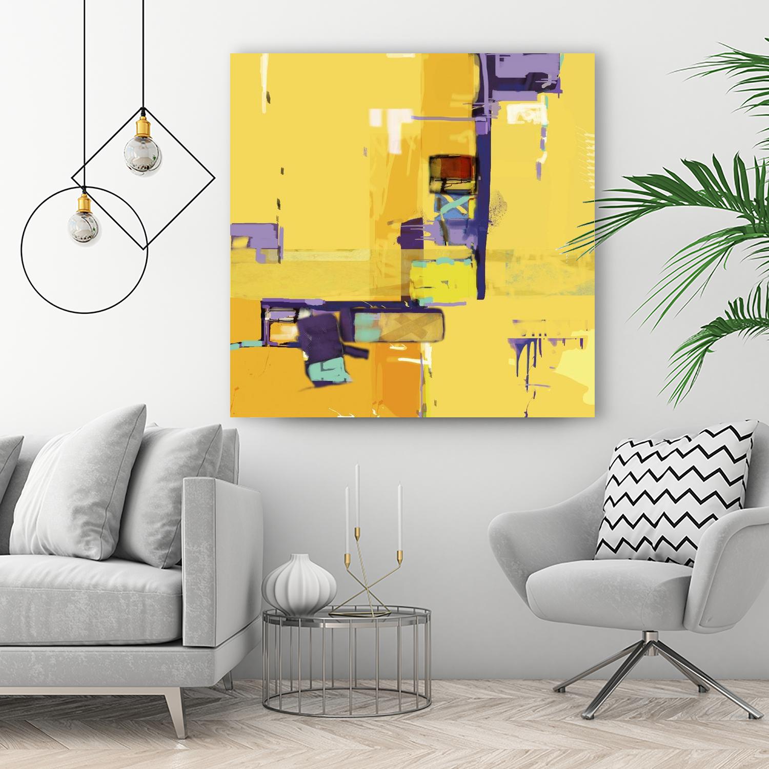 Compromise II by Daniel Tollas on GIANT ART - purple abstract