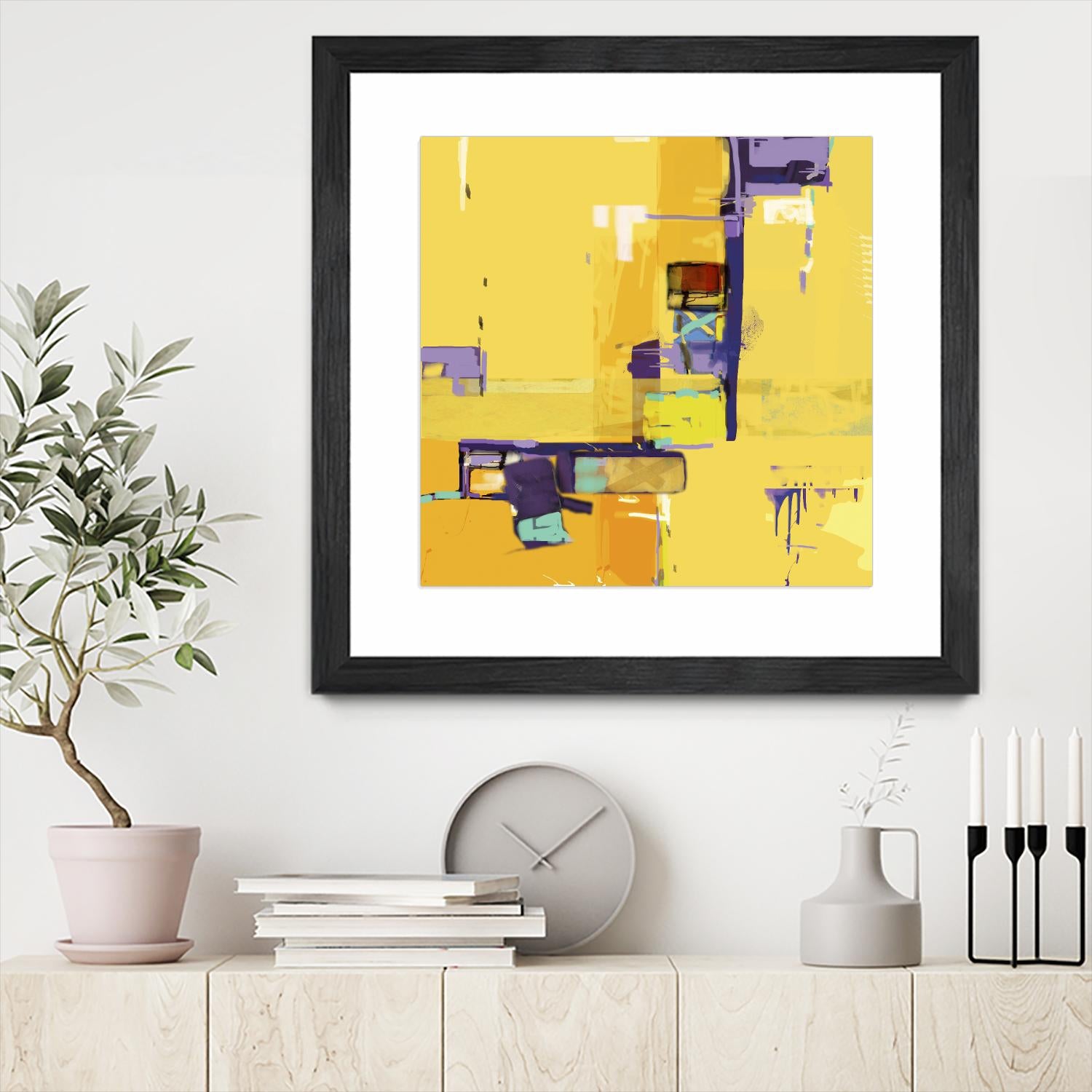 Compromise II by Daniel Tollas on GIANT ART - purple abstract