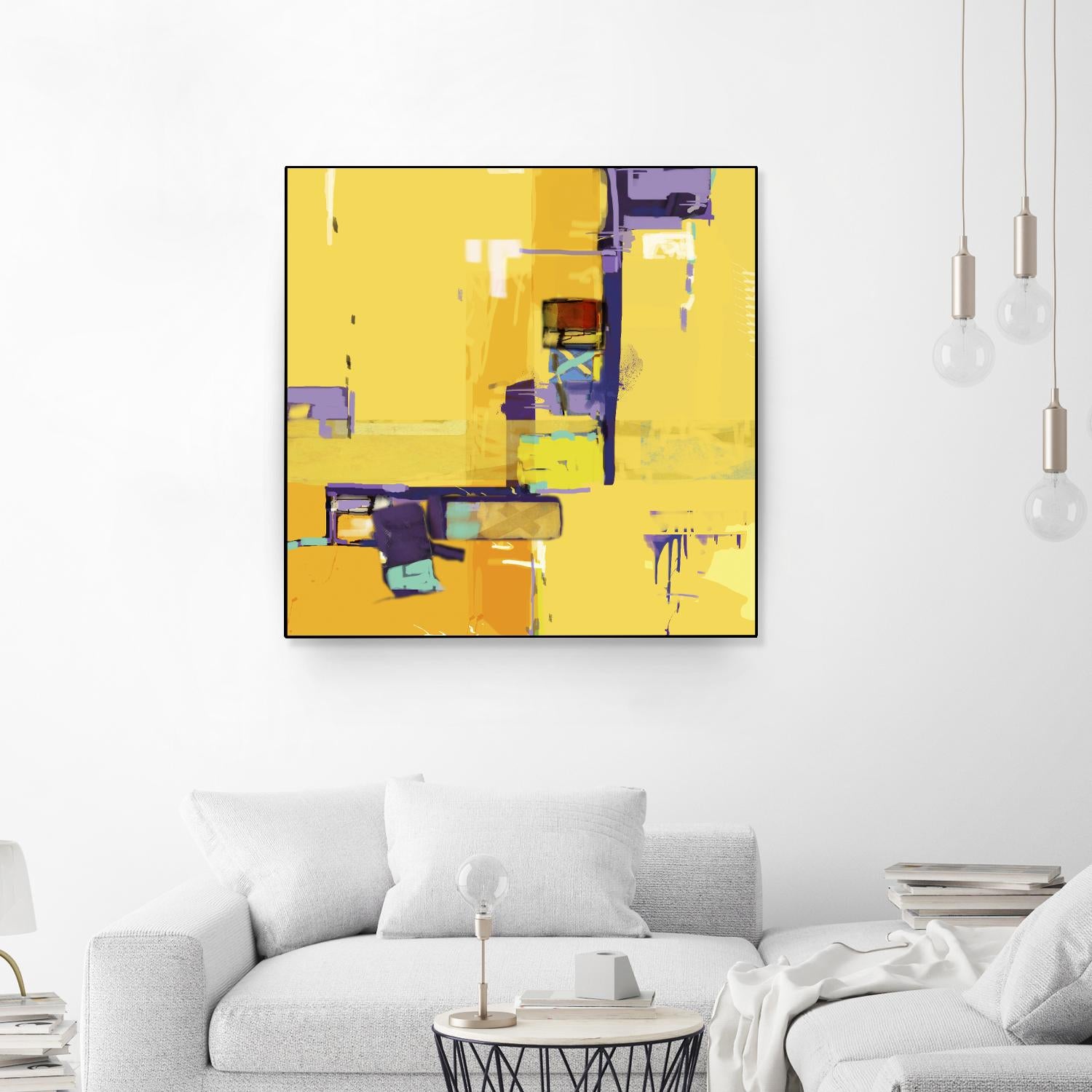 Compromise II by Daniel Tollas on GIANT ART - purple abstract