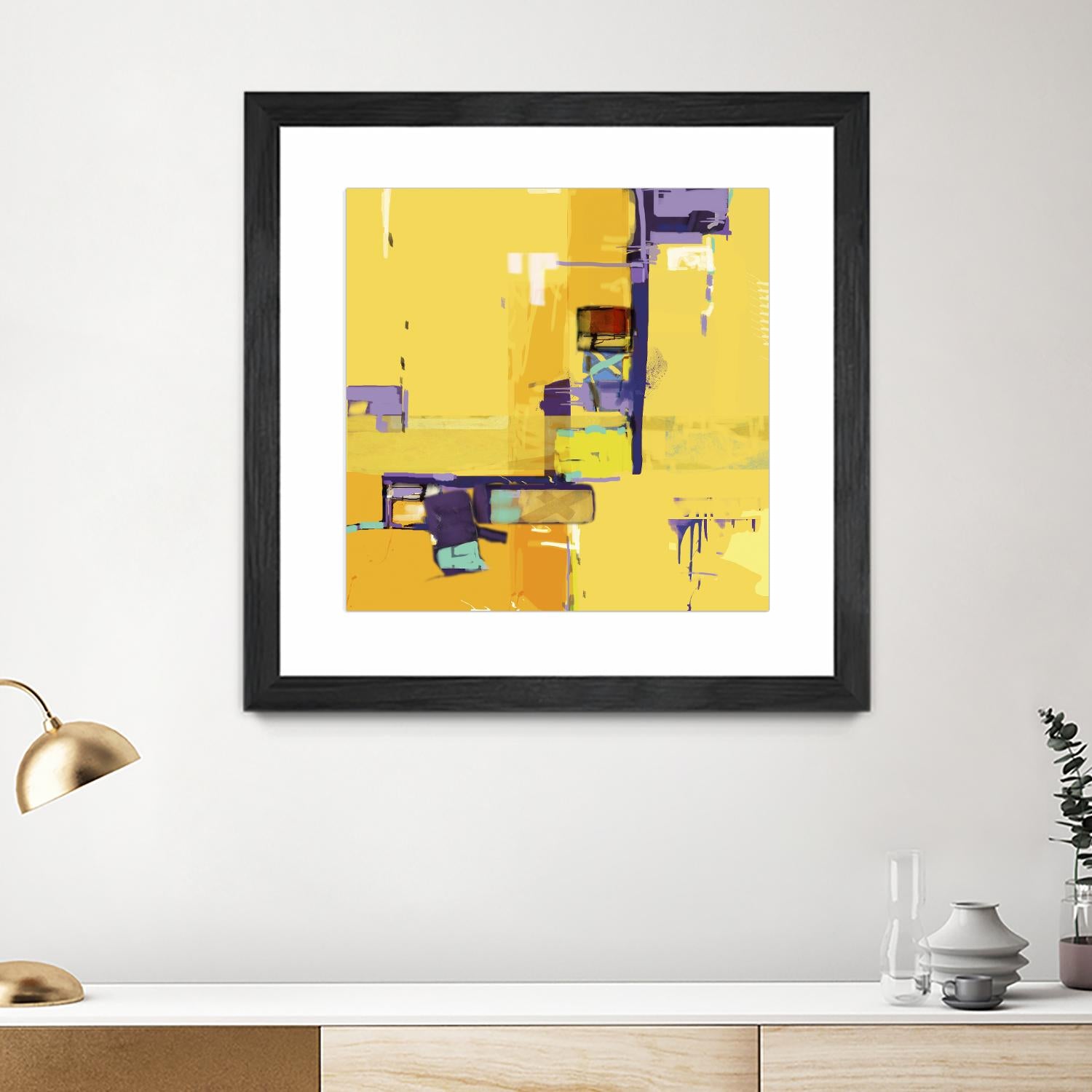 Compromise II by Daniel Tollas on GIANT ART - purple abstract