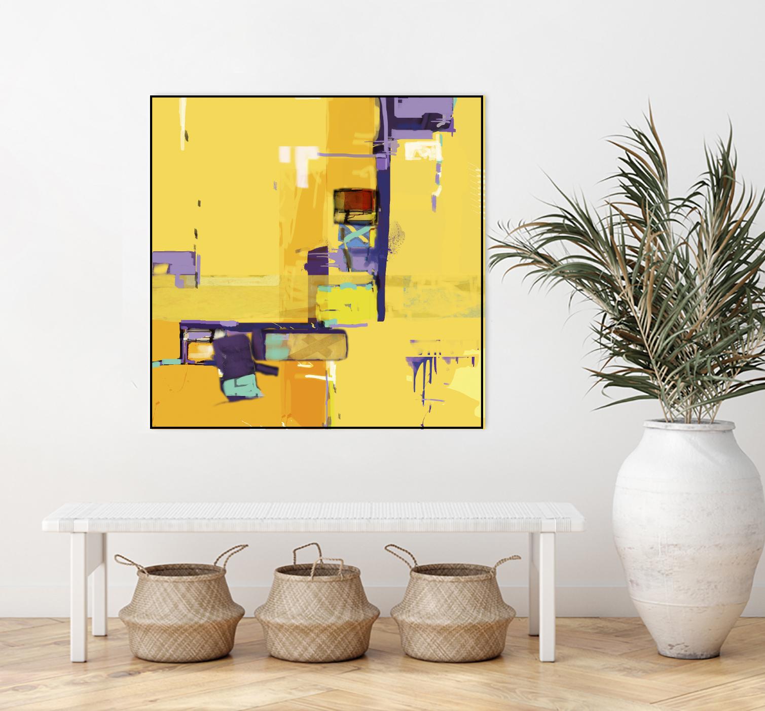 Compromise II by Daniel Tollas on GIANT ART - purple abstract