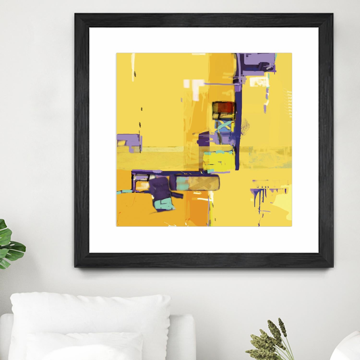 Compromise II by Daniel Tollas on GIANT ART - purple abstract