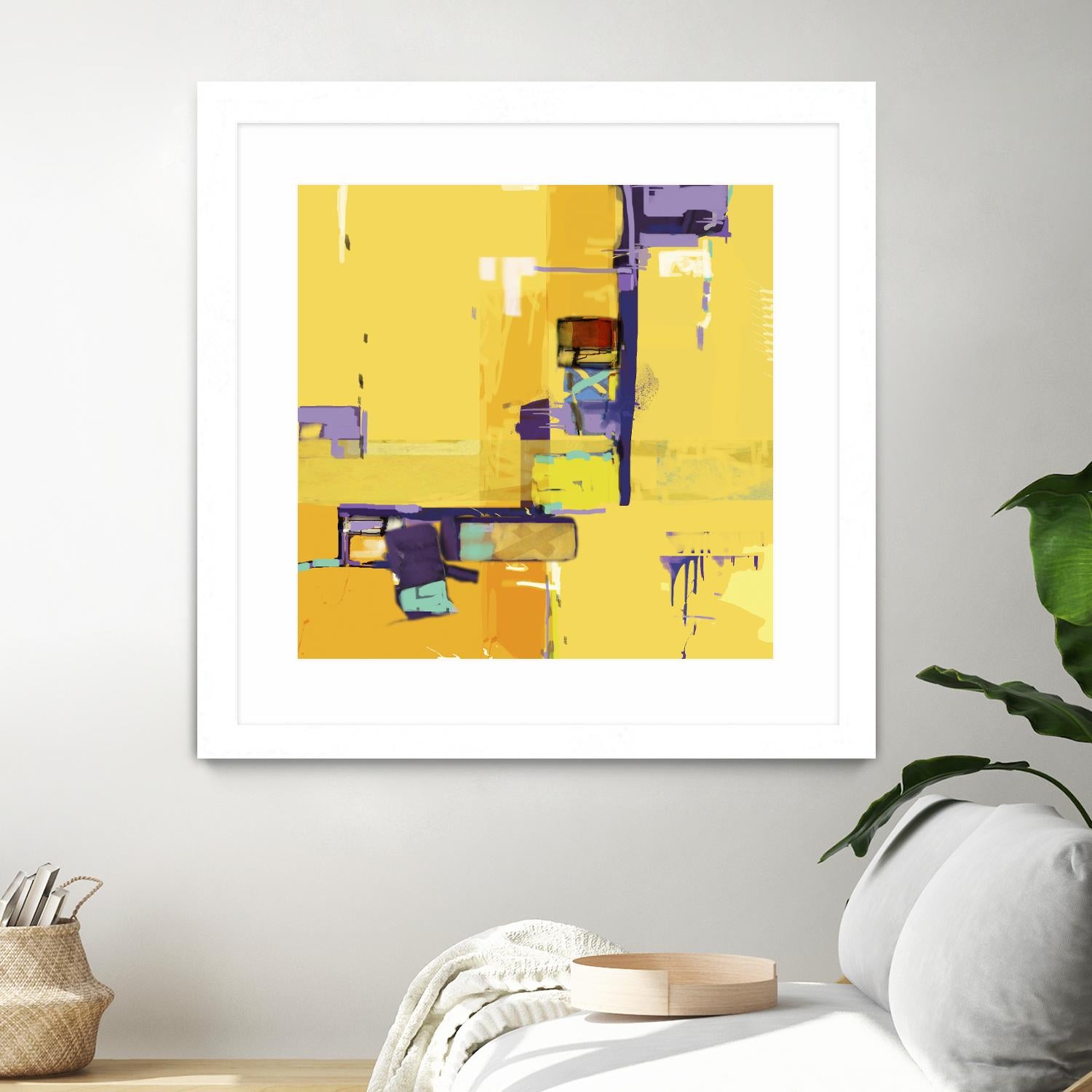 Compromise II by Daniel Tollas on GIANT ART - purple abstract