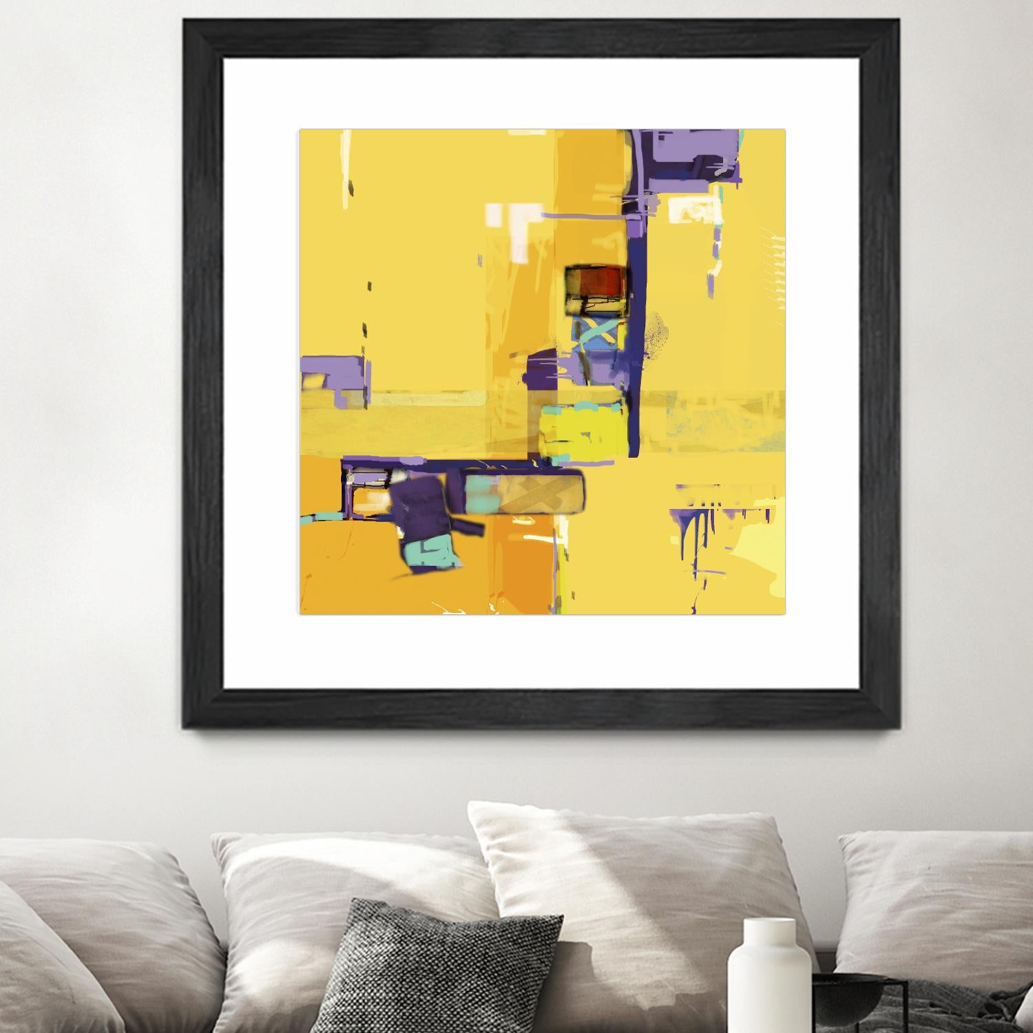 Compromise II by Daniel Tollas on GIANT ART - purple abstract