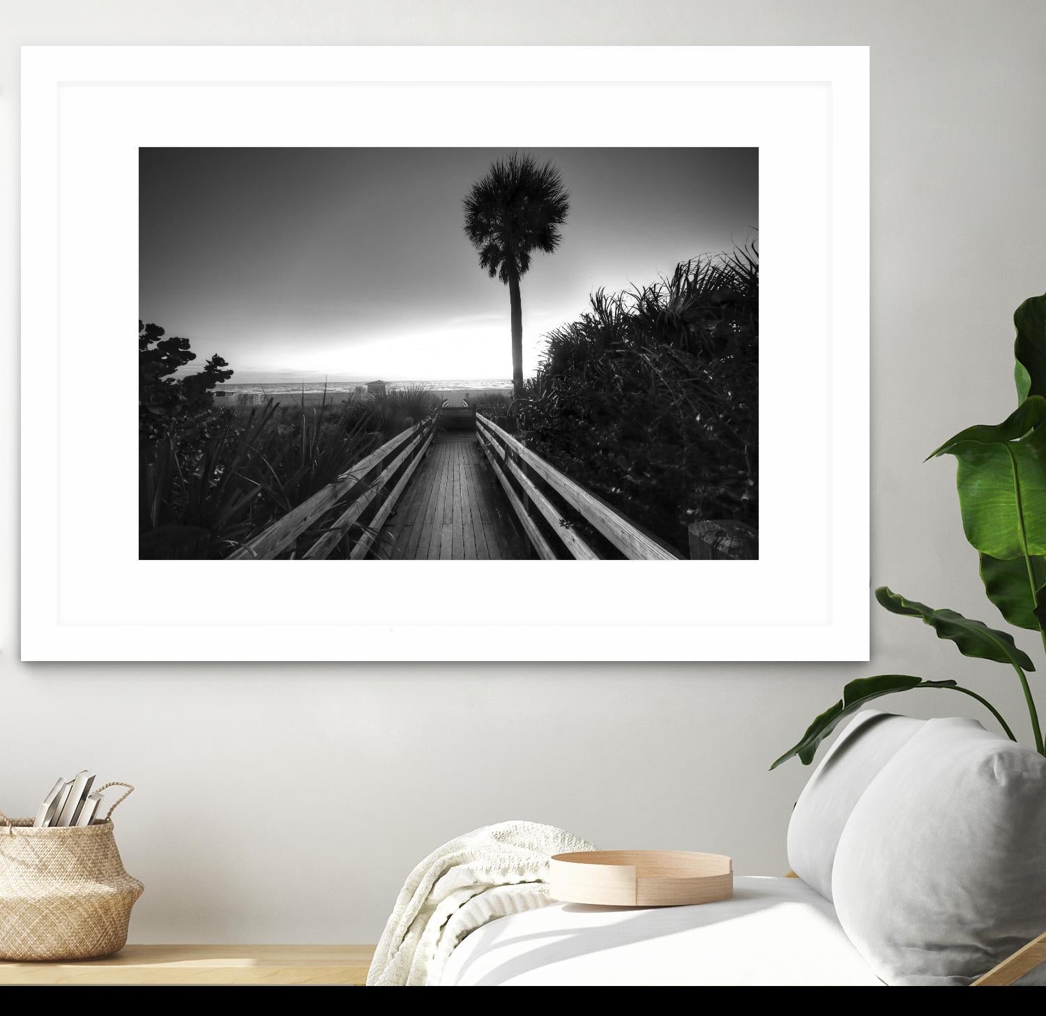 Beach Walk by Peter Dulis on GIANT ART - white tropical