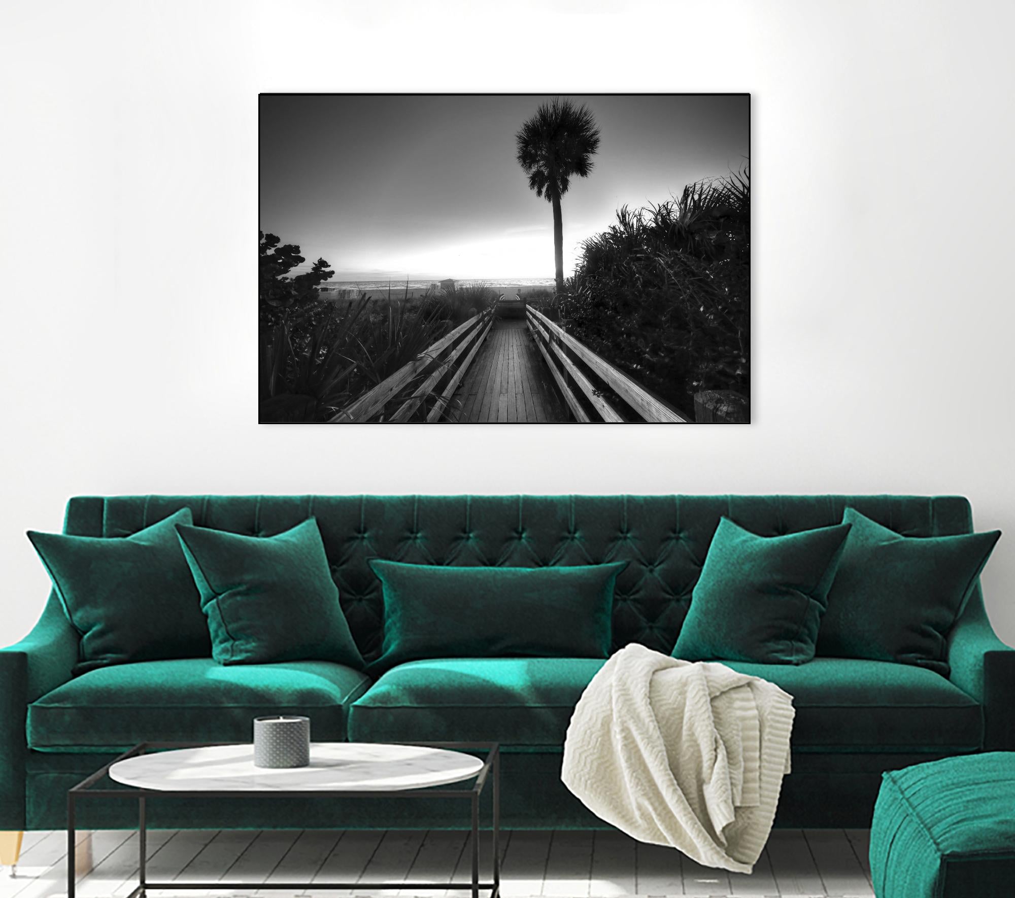 Beach Walk by Peter Dulis on GIANT ART - white tropical