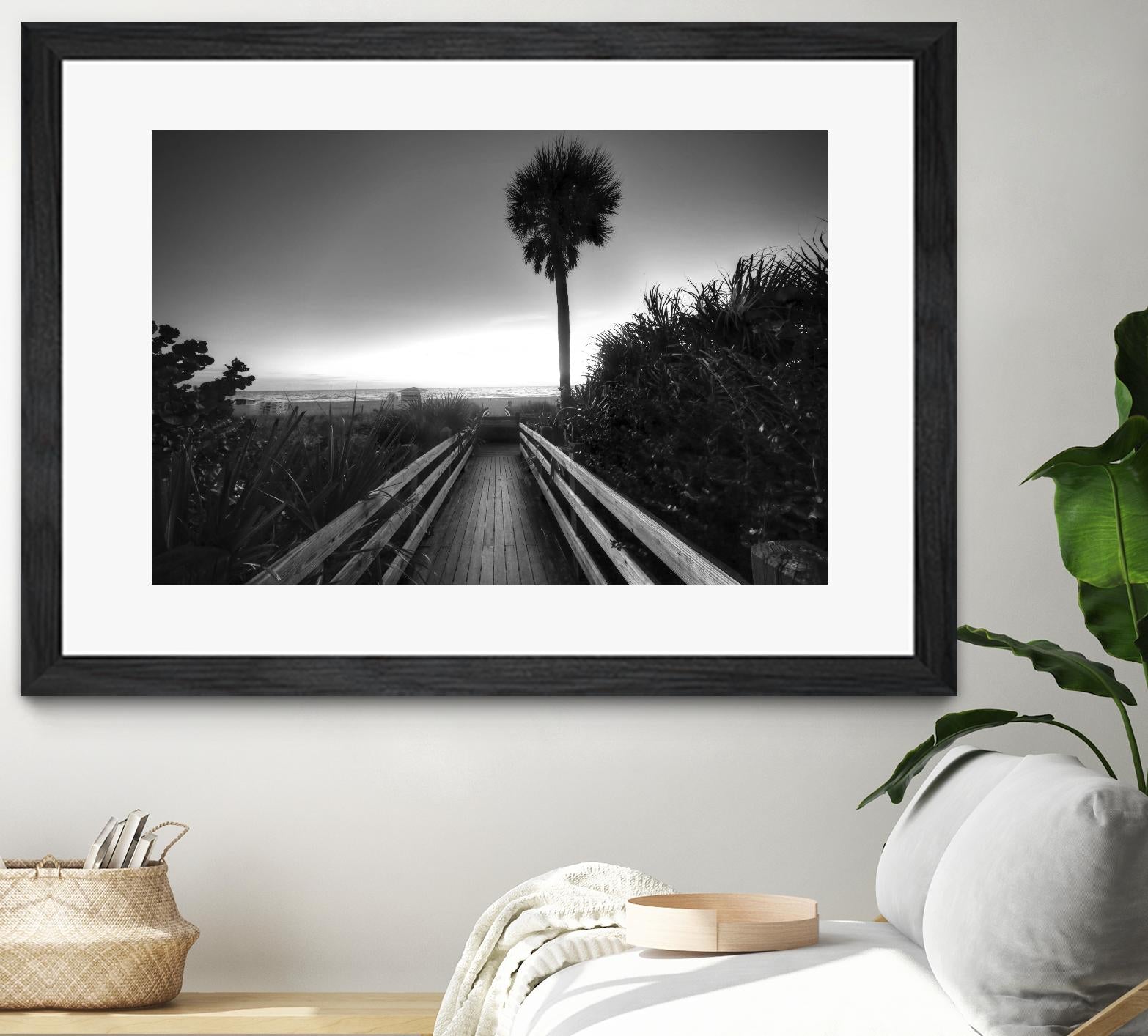 Beach Walk by Peter Dulis on GIANT ART - white tropical