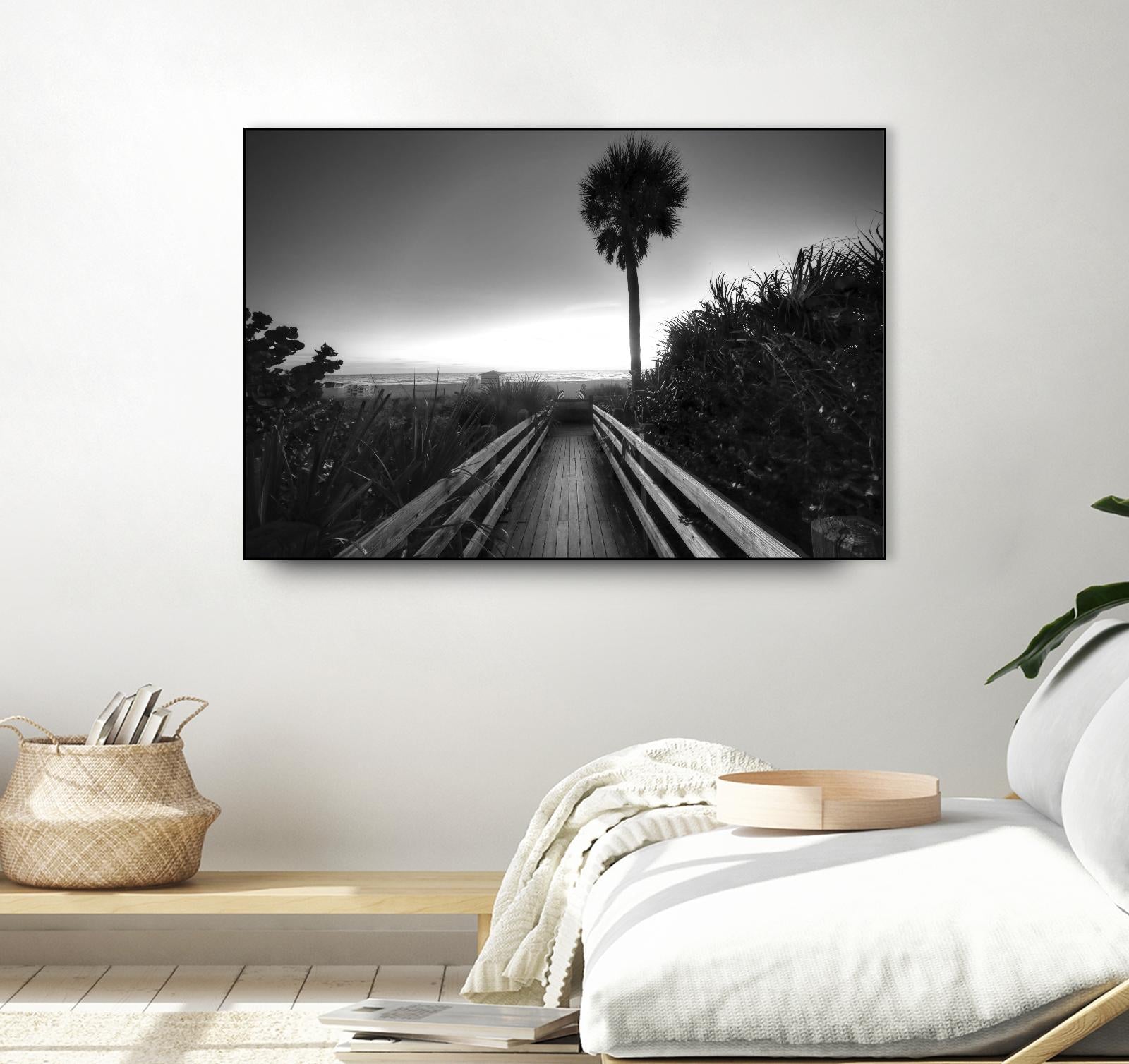 Beach Walk by Peter Dulis on GIANT ART - white tropical