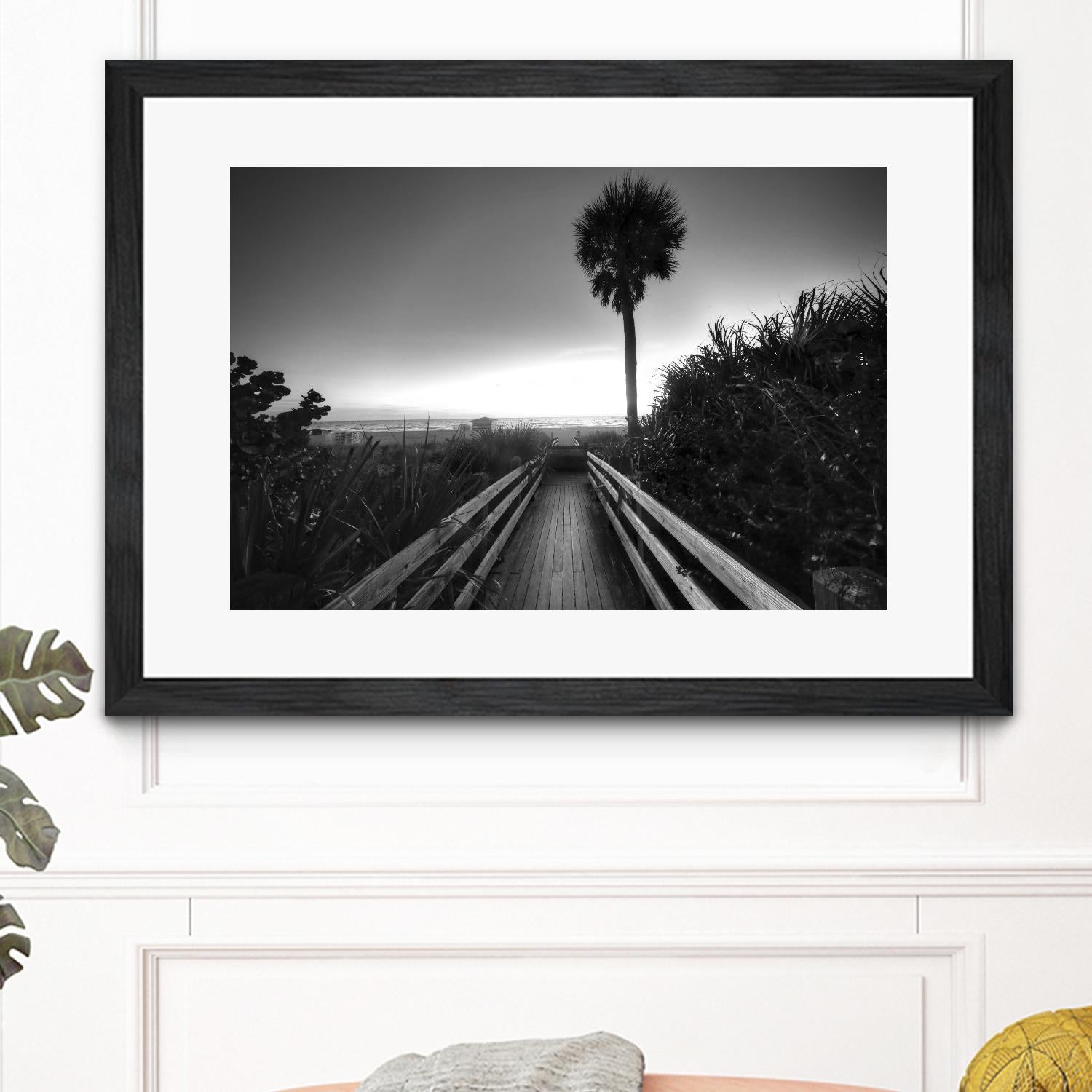 Beach Walk by Peter Dulis on GIANT ART - white tropical