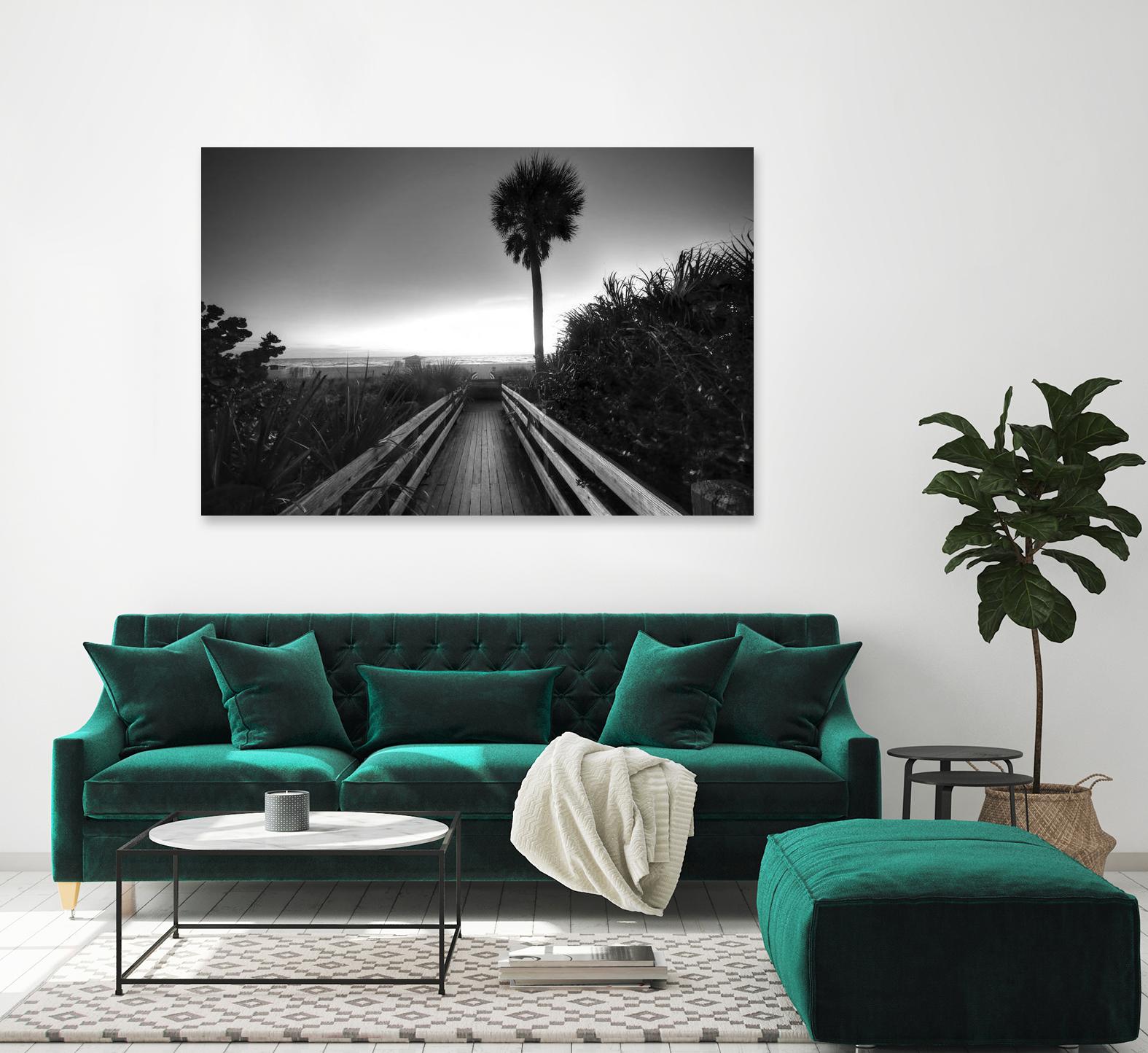 Beach Walk by Peter Dulis on GIANT ART - white tropical