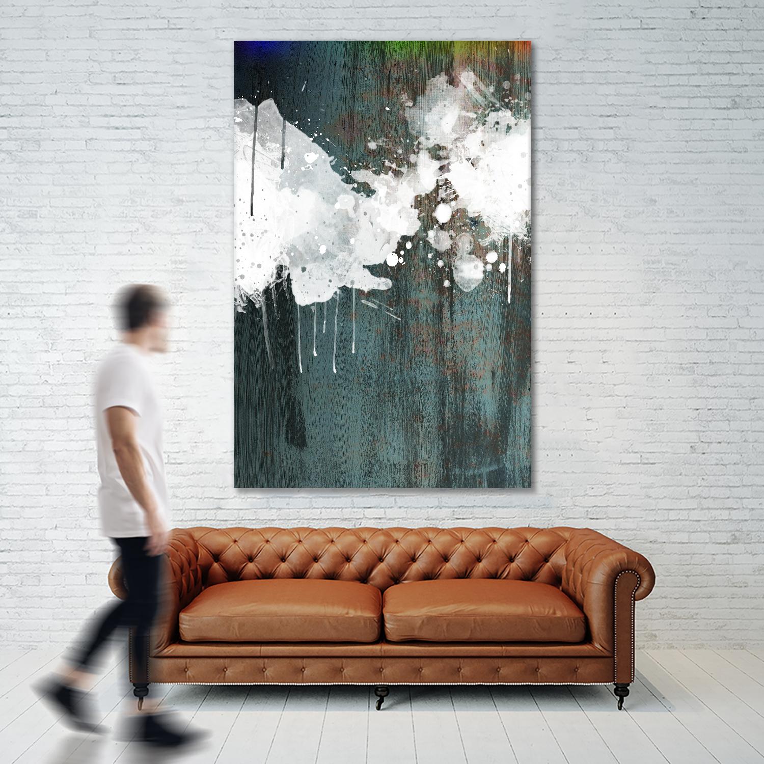 Clouds II by Enrico Varrasso on GIANT ART - blue abstract