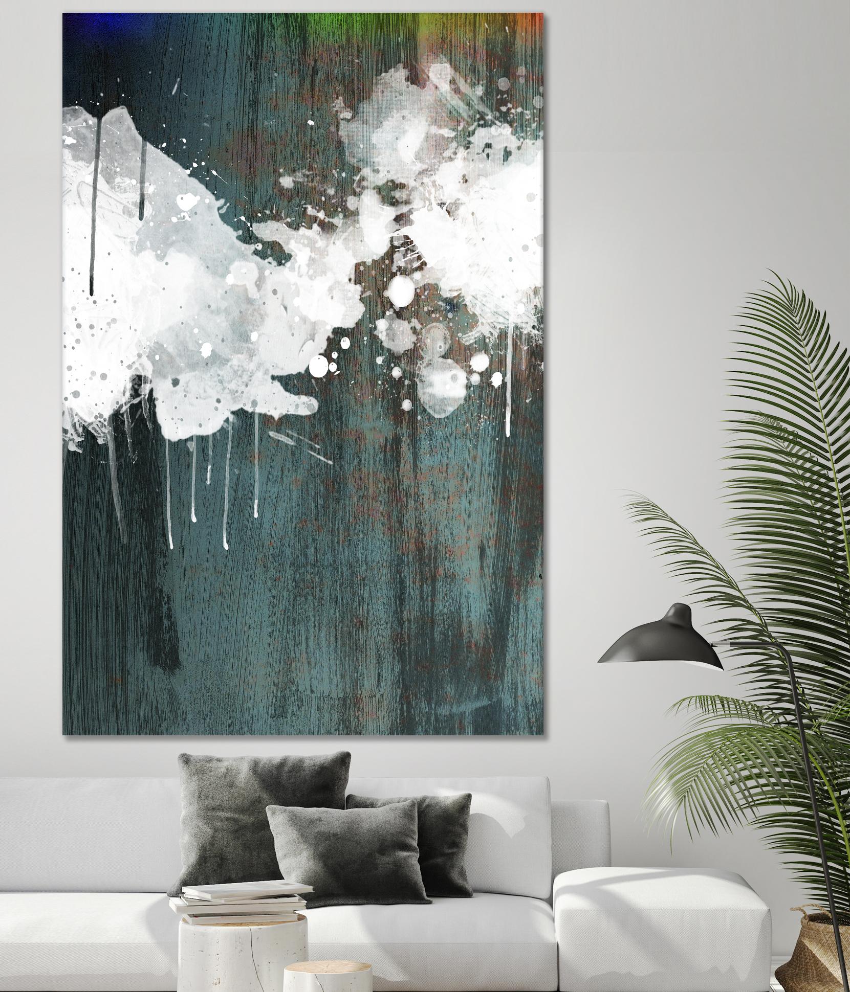 Clouds II by Enrico Varrasso on GIANT ART - blue abstract