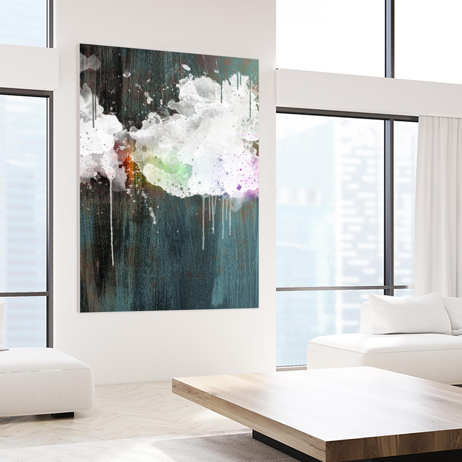 Clouds III by Enrico Varrasso on GIANT ART - white abstract