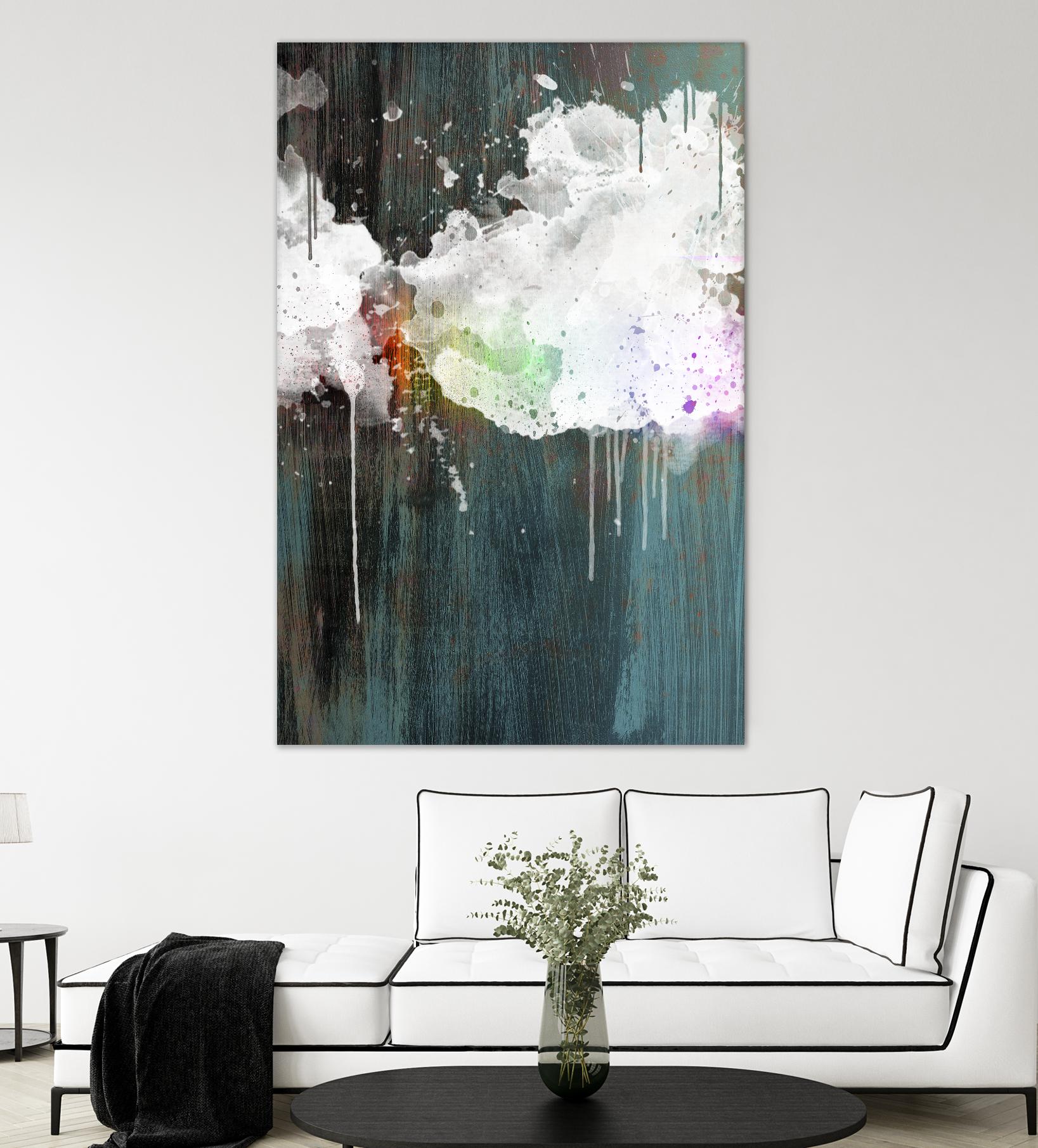 Clouds III by Enrico Varrasso on GIANT ART - white abstract