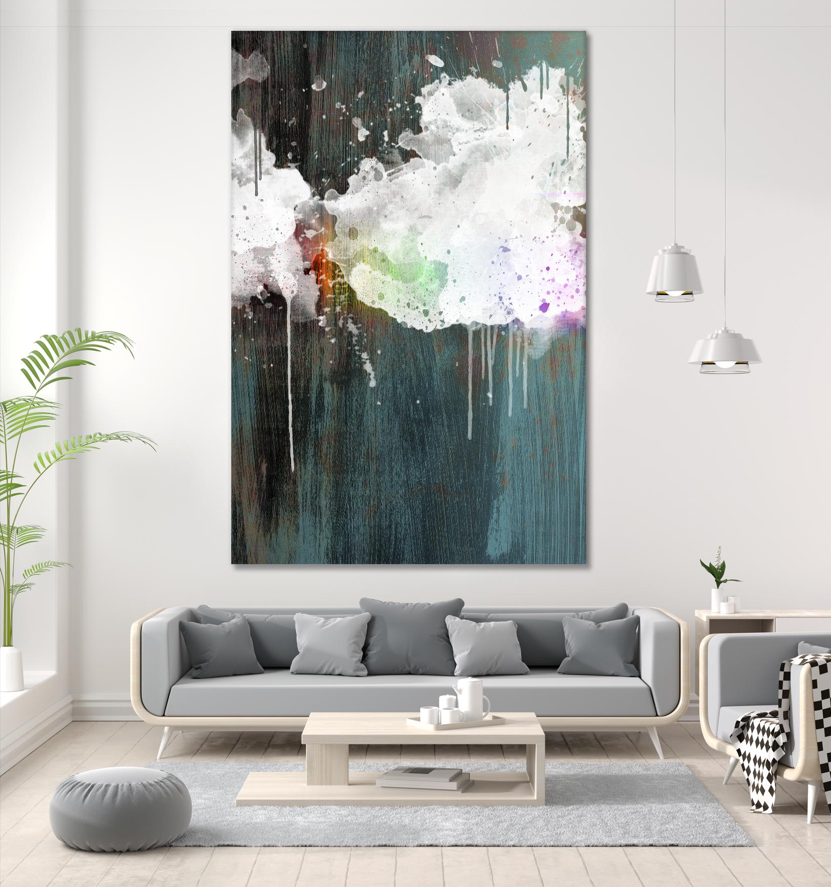 Clouds III by Enrico Varrasso on GIANT ART - white abstract