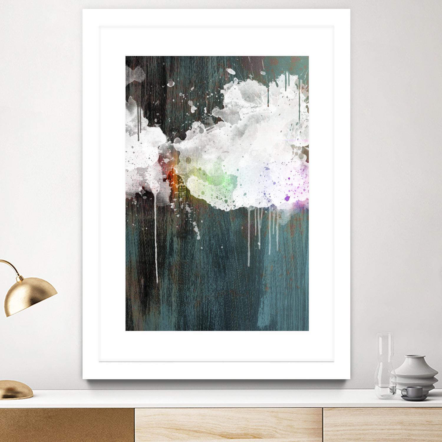 Clouds III by Enrico Varrasso on GIANT ART - white abstract