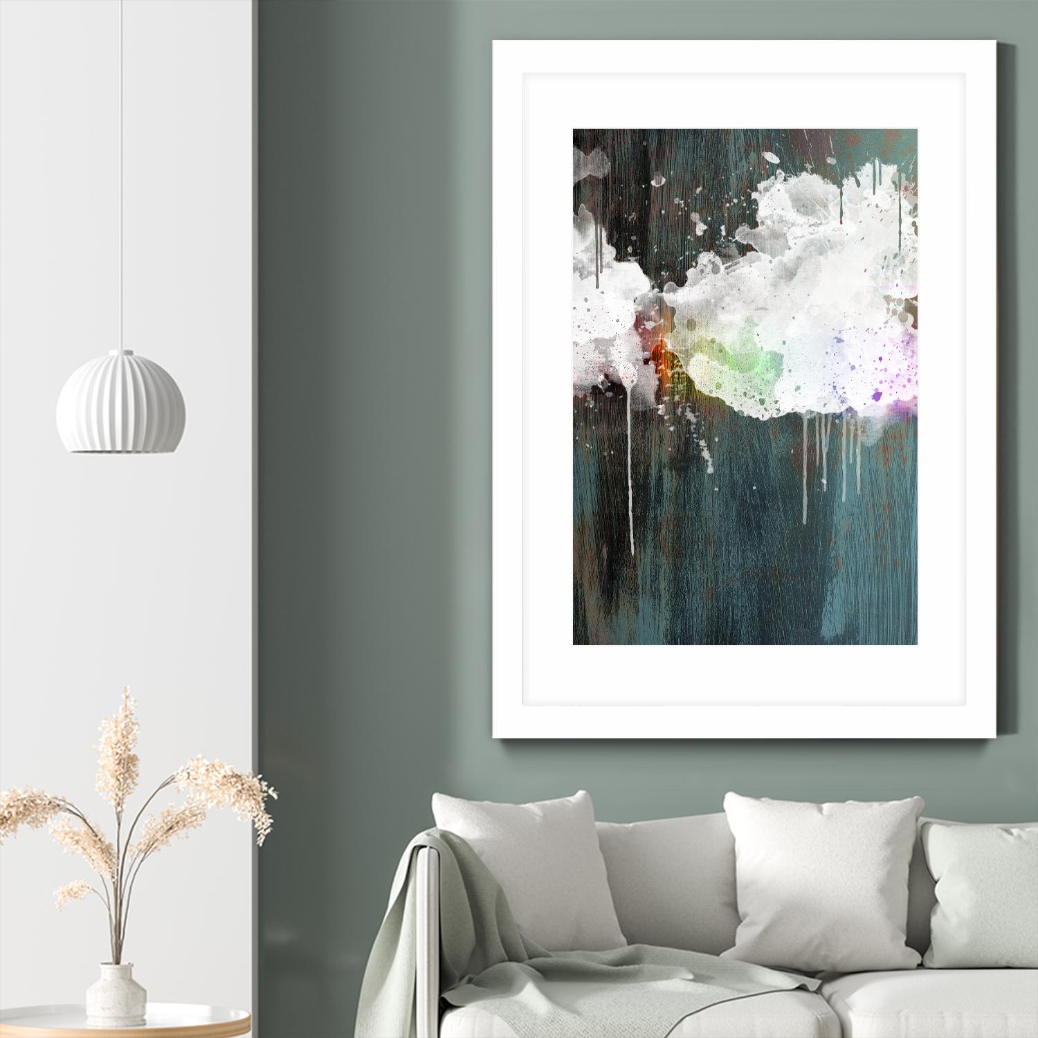 Clouds III by Enrico Varrasso on GIANT ART - white abstract