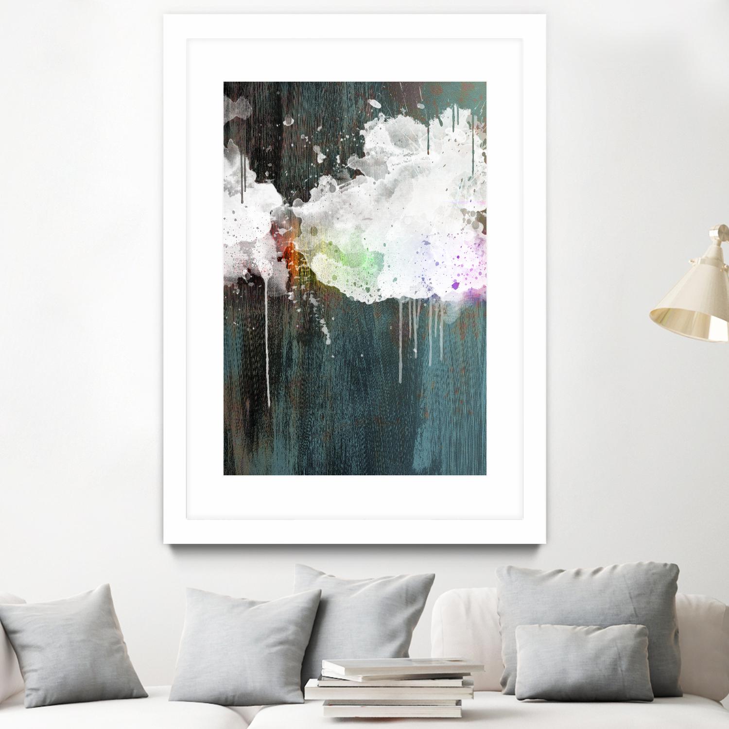 Clouds III by Enrico Varrasso on GIANT ART - white abstract