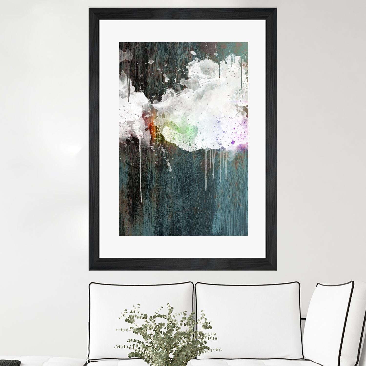 Clouds III by Enrico Varrasso on GIANT ART - white abstract