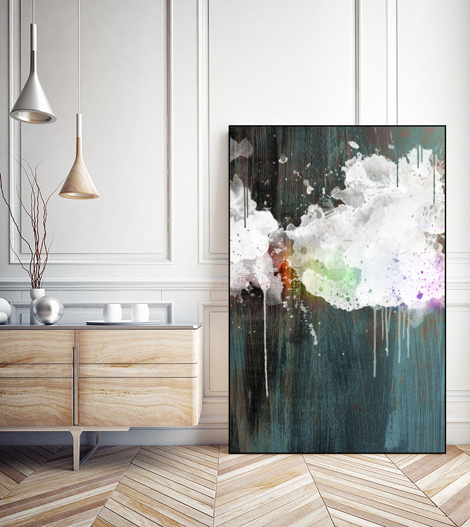 Clouds III by Enrico Varrasso on GIANT ART - white abstract