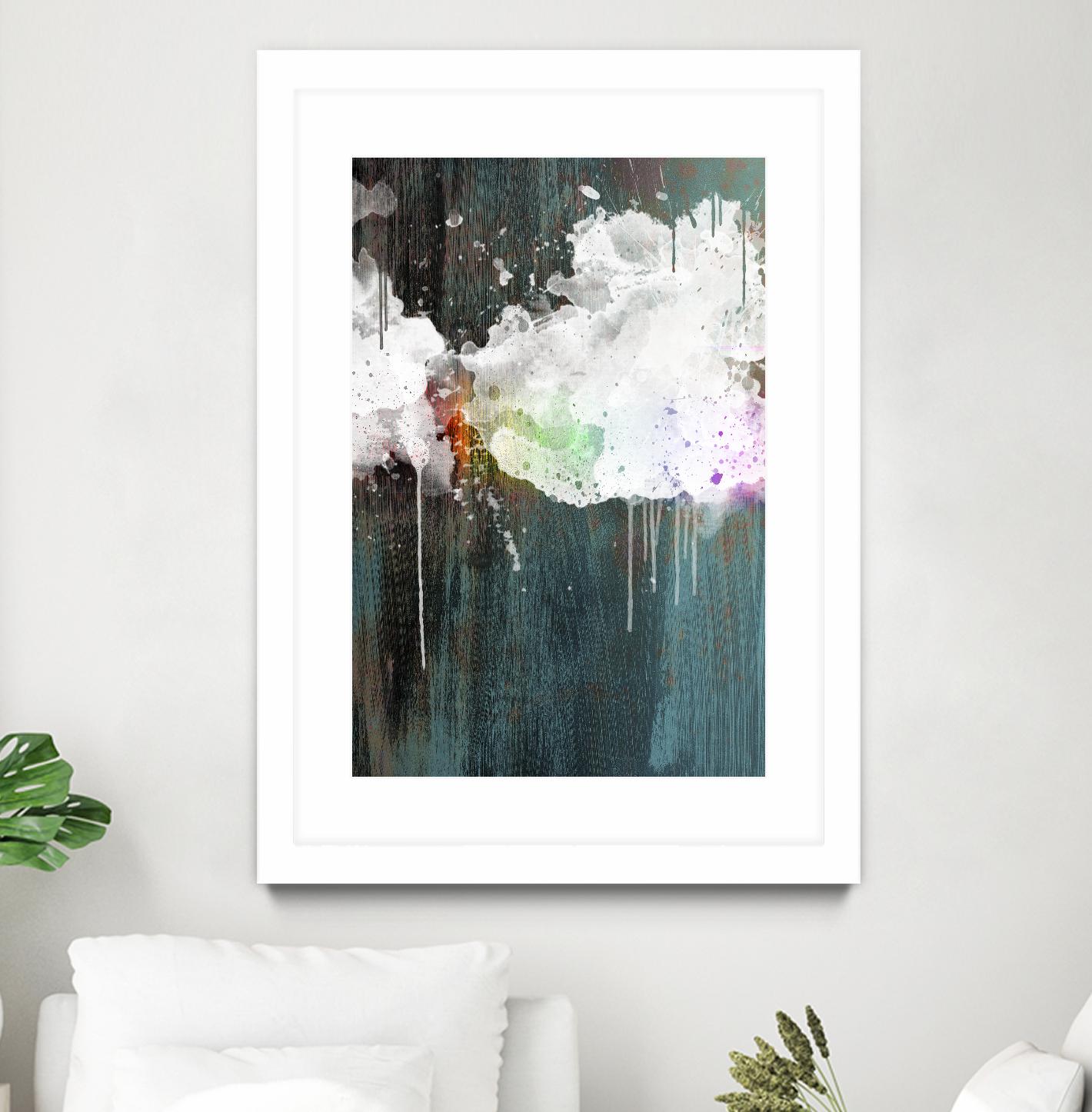 Clouds III by Enrico Varrasso on GIANT ART - white abstract