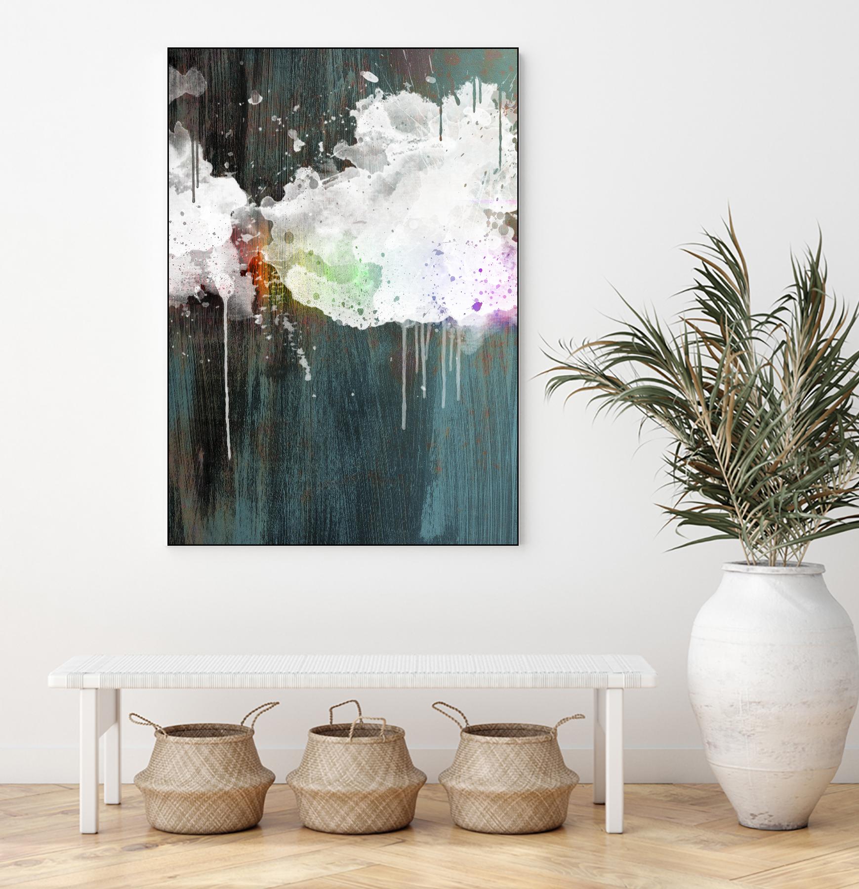 Clouds III by Enrico Varrasso on GIANT ART - white abstract