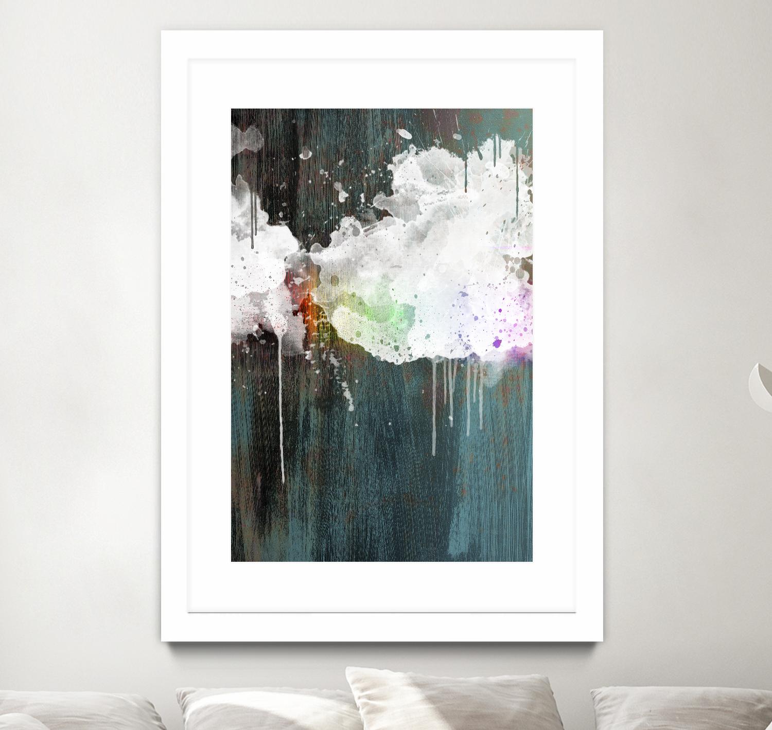 Clouds III by Enrico Varrasso on GIANT ART - white abstract
