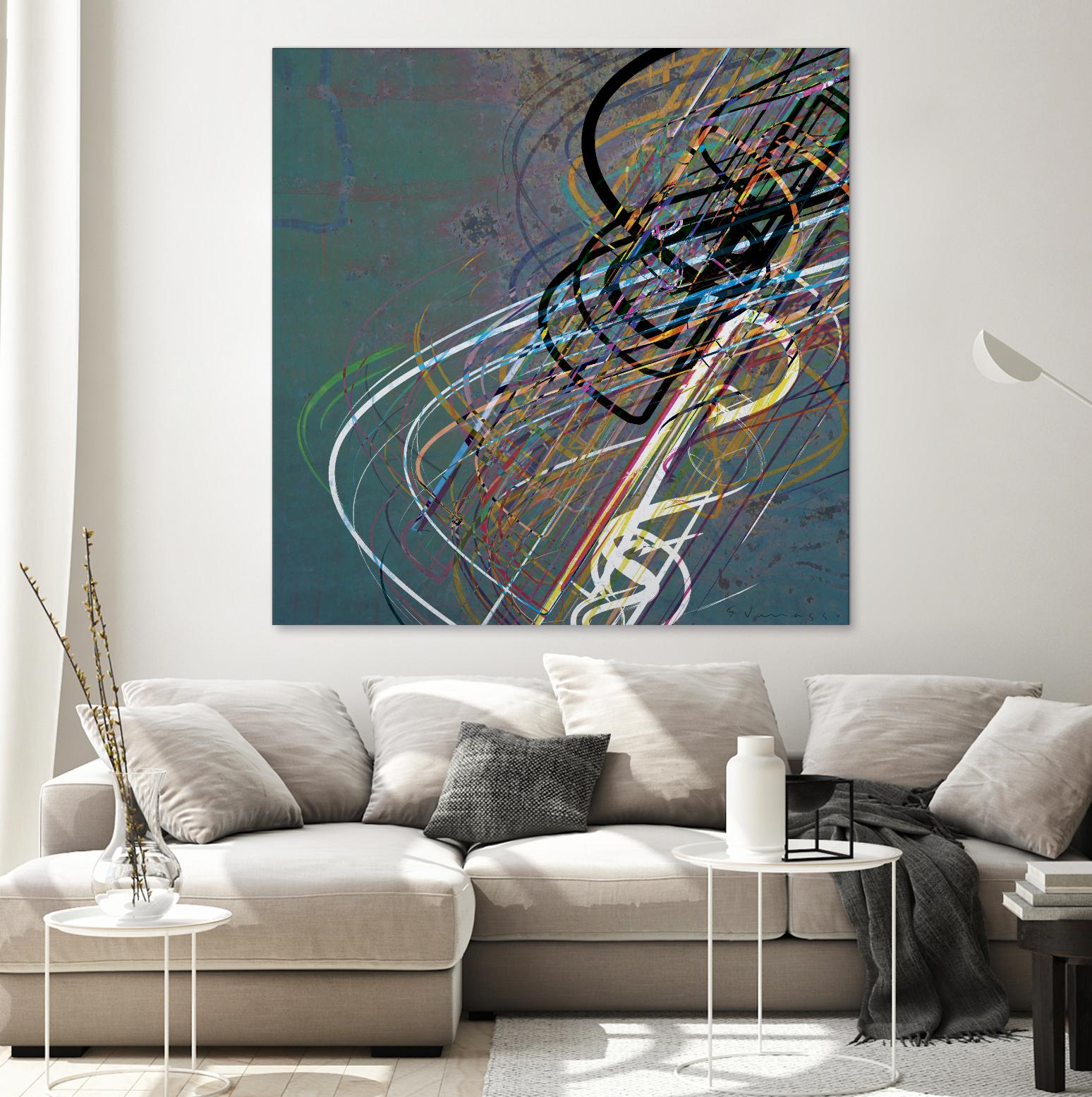 Electrical Currents I by Enrico Varrasso on GIANT ART - black abstract