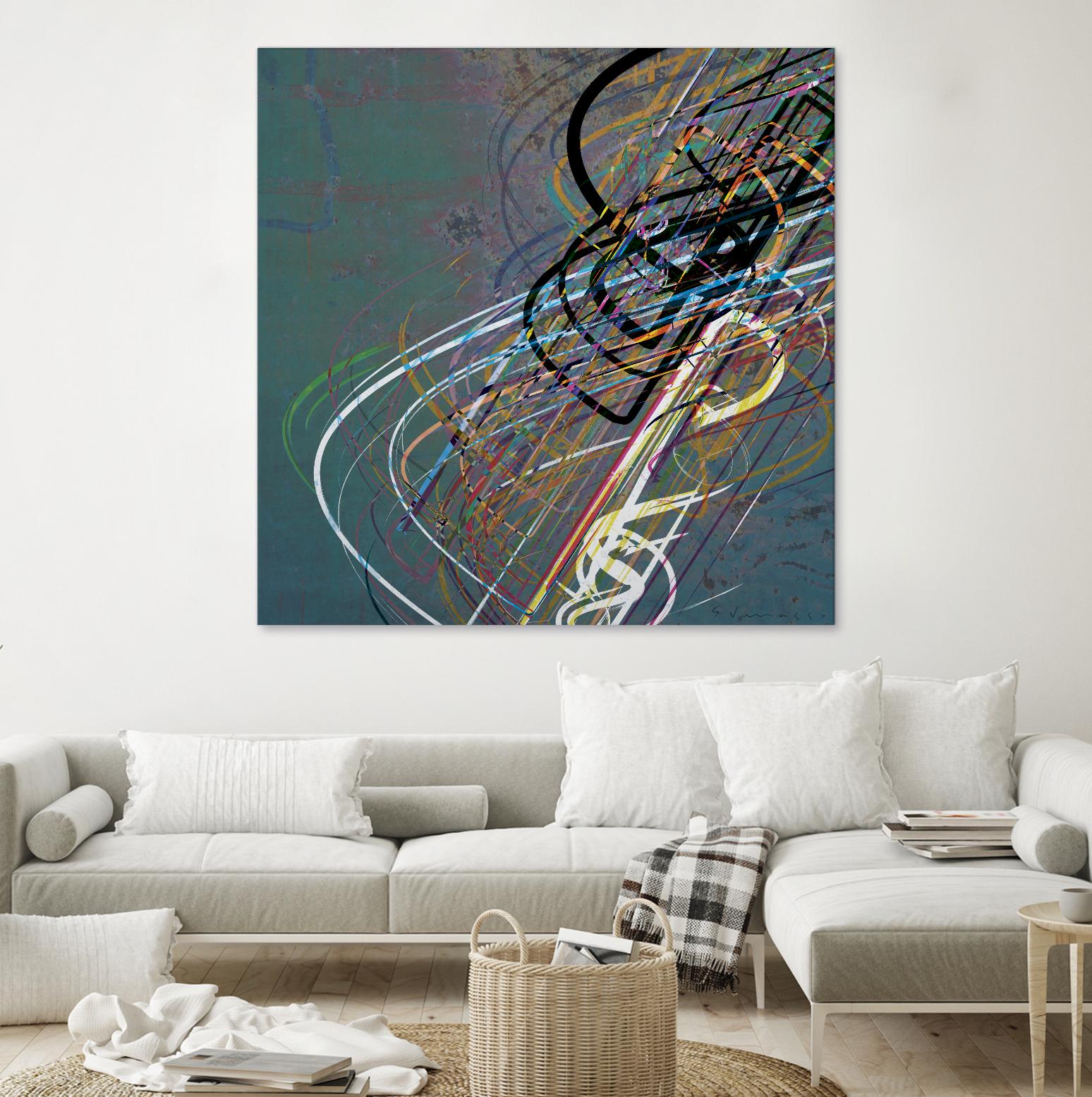 Electrical Currents I by Enrico Varrasso on GIANT ART - black abstract