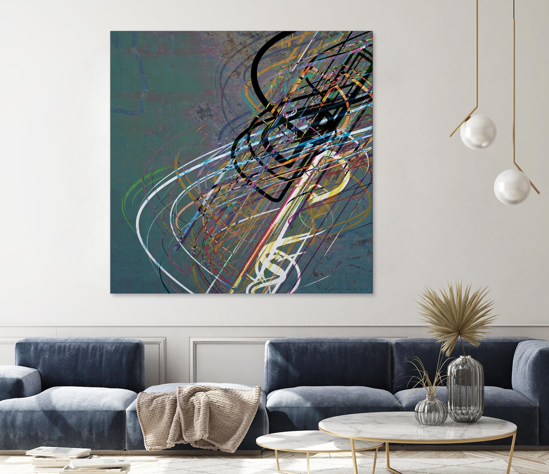 Electrical Currents I by Enrico Varrasso on GIANT ART - black abstract