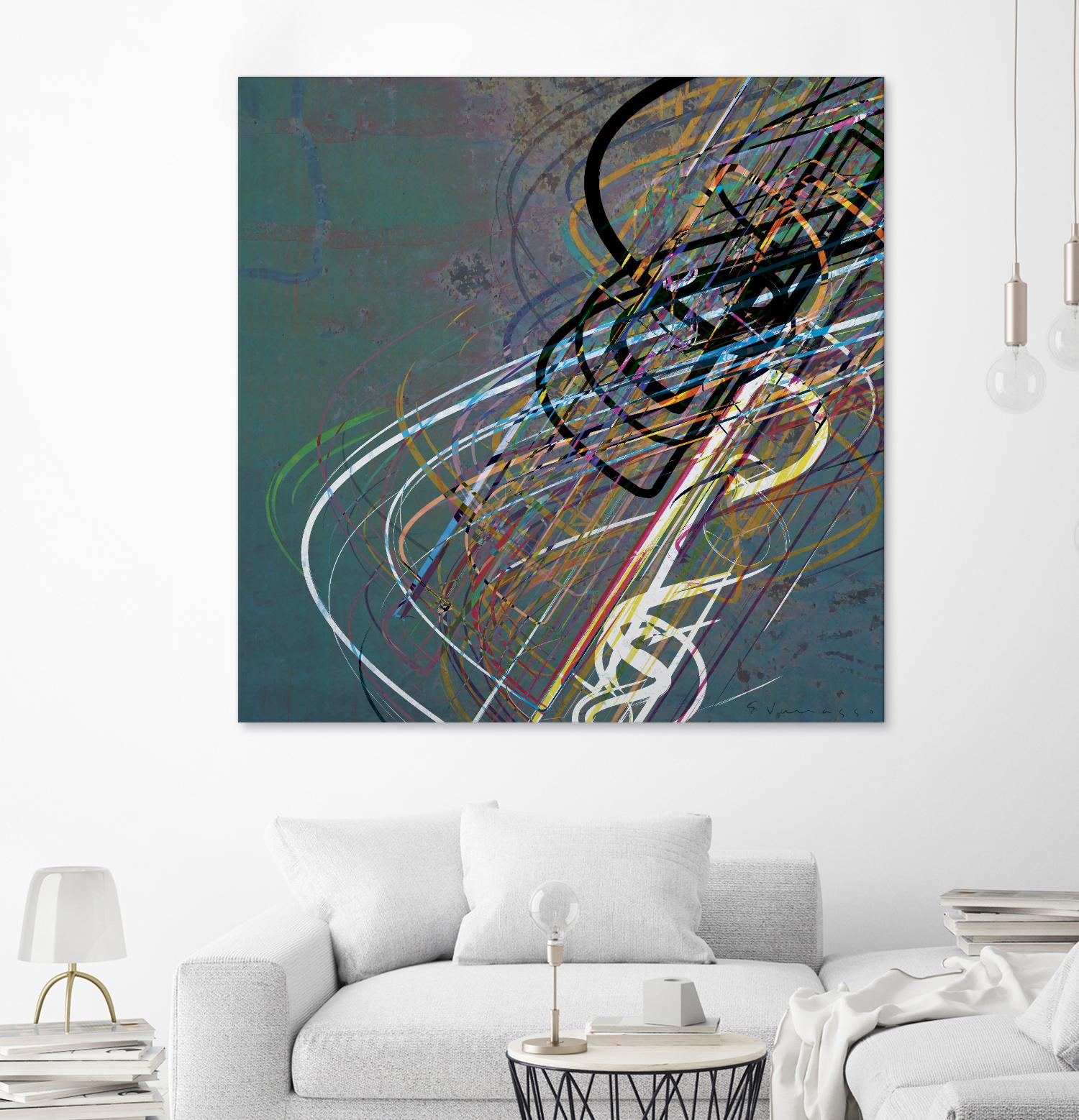 Electrical Currents I by Enrico Varrasso on GIANT ART - black abstract