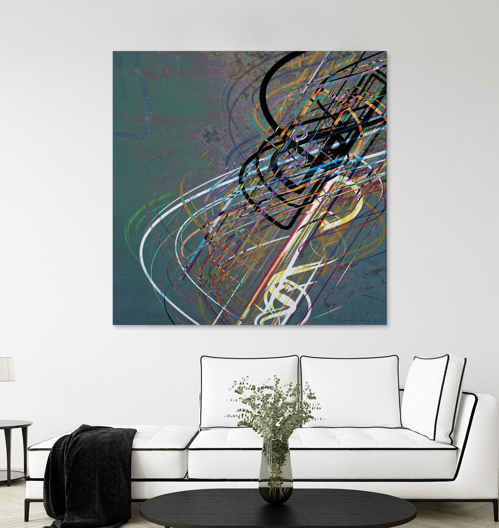 Electrical Currents I by Enrico Varrasso on GIANT ART - black abstract