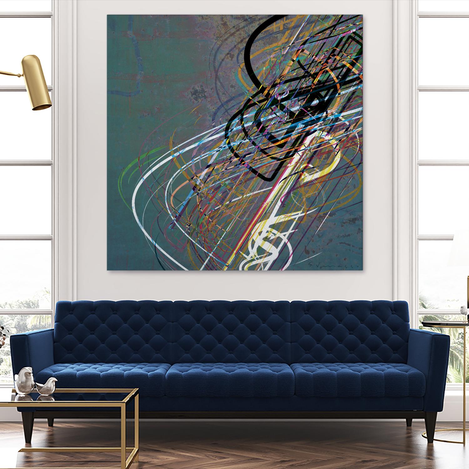 Electrical Currents I by Enrico Varrasso on GIANT ART - black abstract