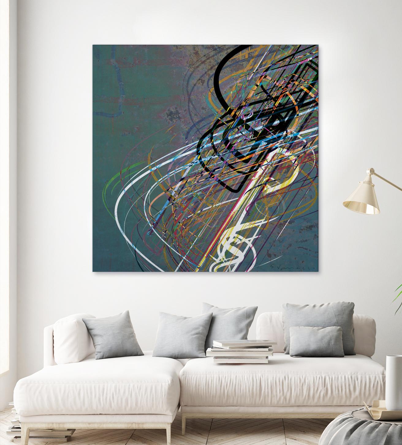 Electrical Currents I by Enrico Varrasso on GIANT ART - black abstract