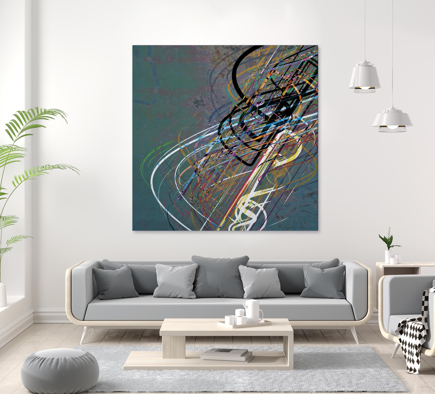 Electrical Currents I by Enrico Varrasso on GIANT ART - black abstract