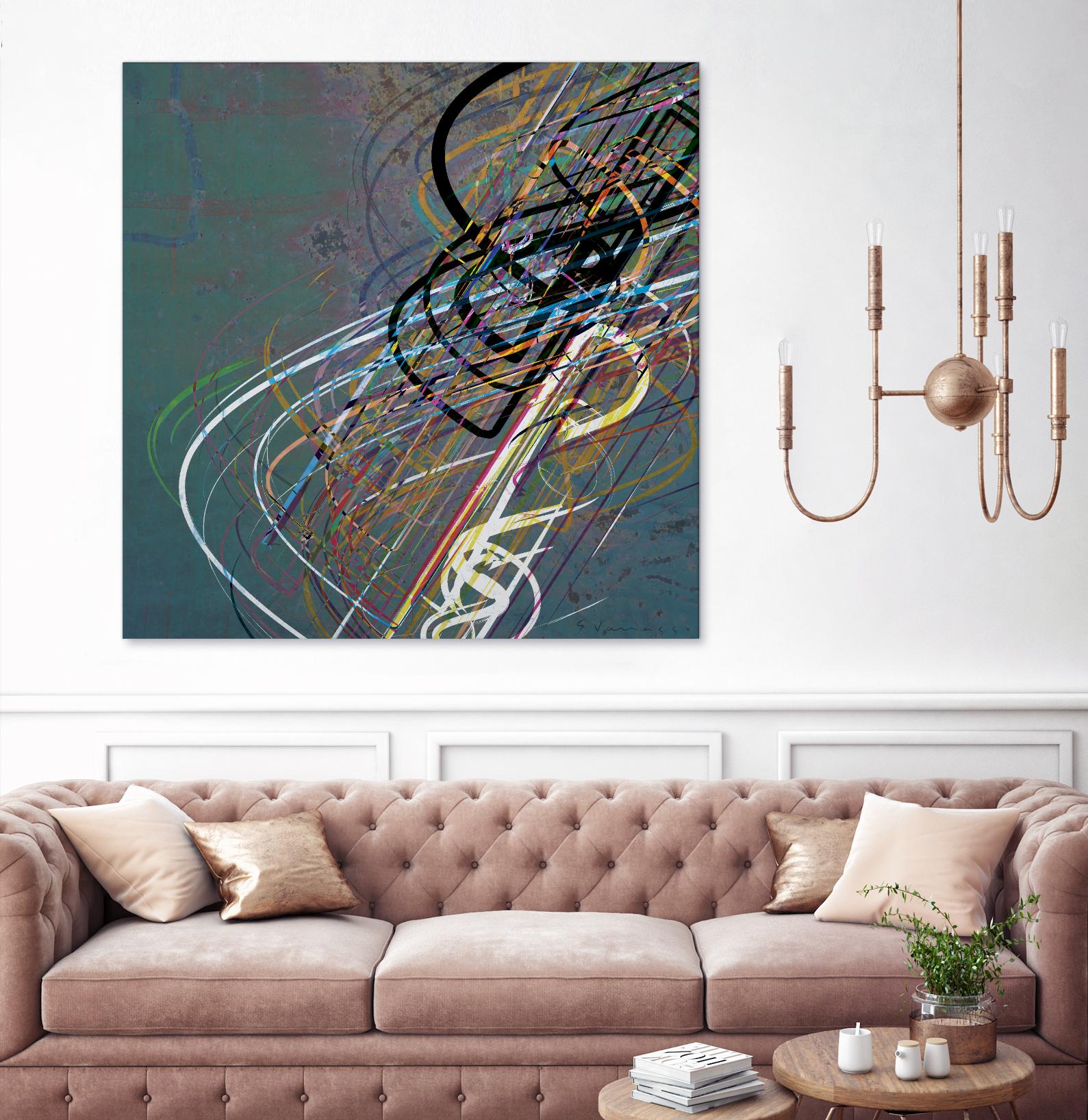Electrical Currents I by Enrico Varrasso on GIANT ART - black abstract